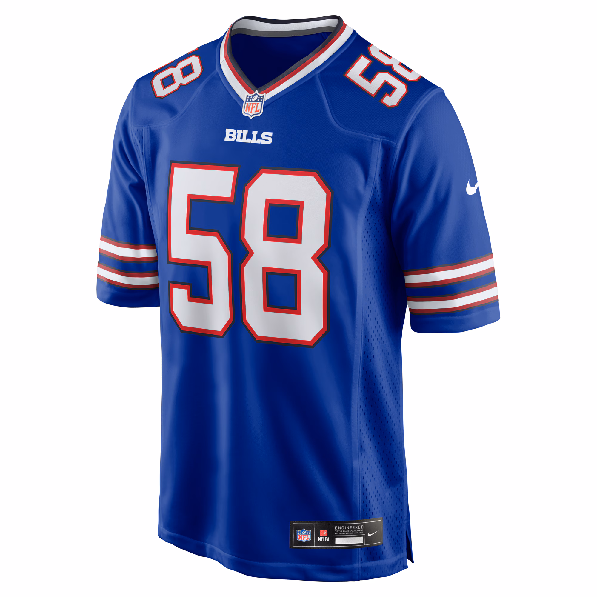 Men's Buffalo Bills Matt Milano  Royal Game Player Jersey
