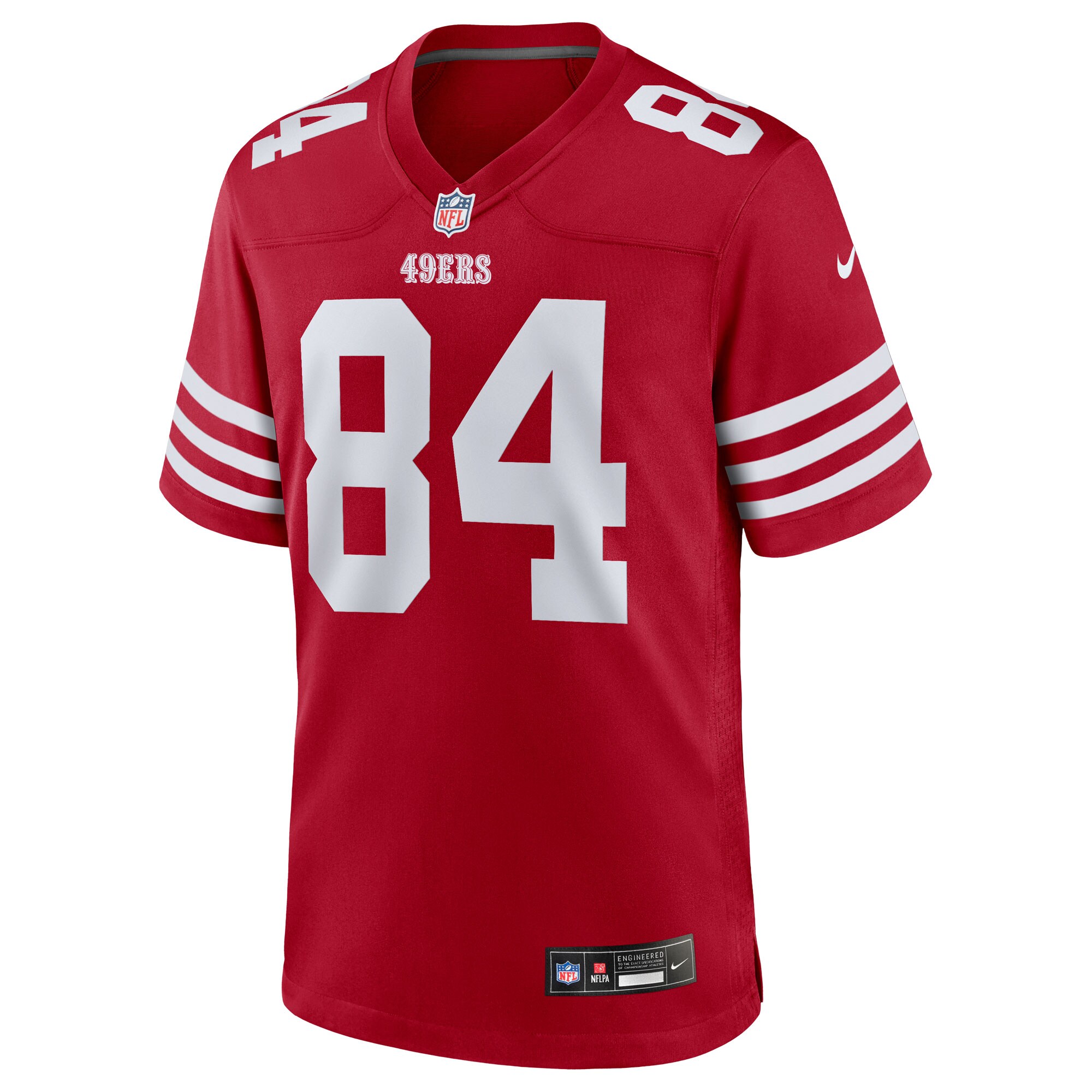 Men's San Francisco 49ers Kendrick Bourne  Scarlet Team Game Jersey