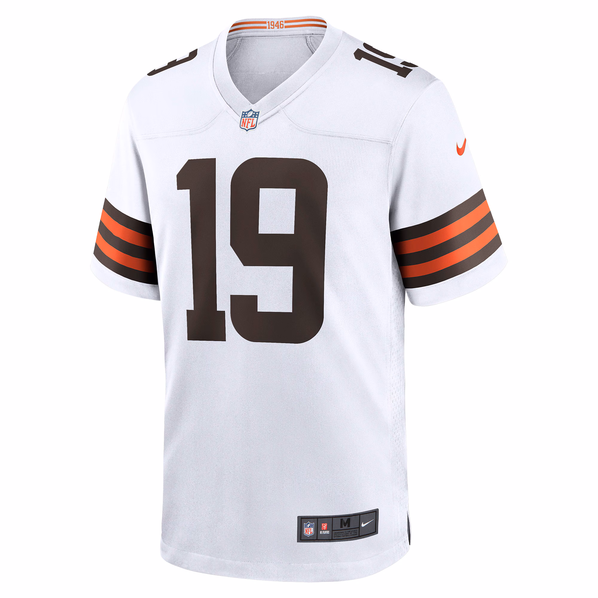 Men's Cleveland Browns Bernie Kosar  White Retired Player Game Jersey