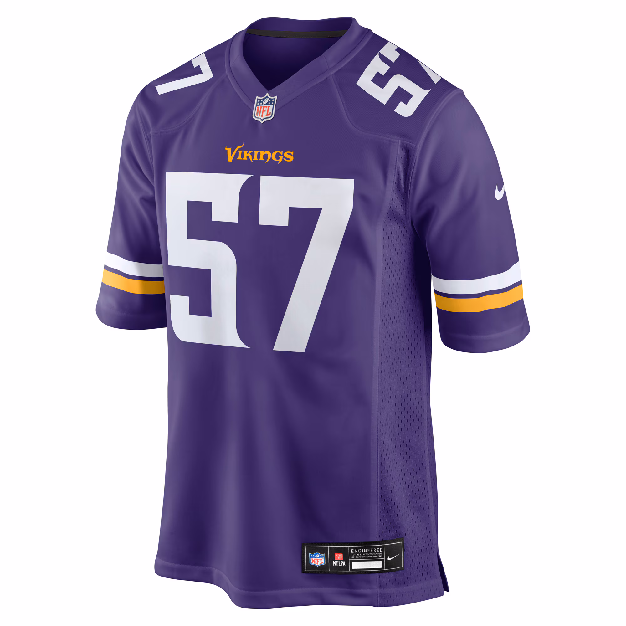Men's Minnesota Vikings Chaz Chambliss  Purple Team Game Jersey