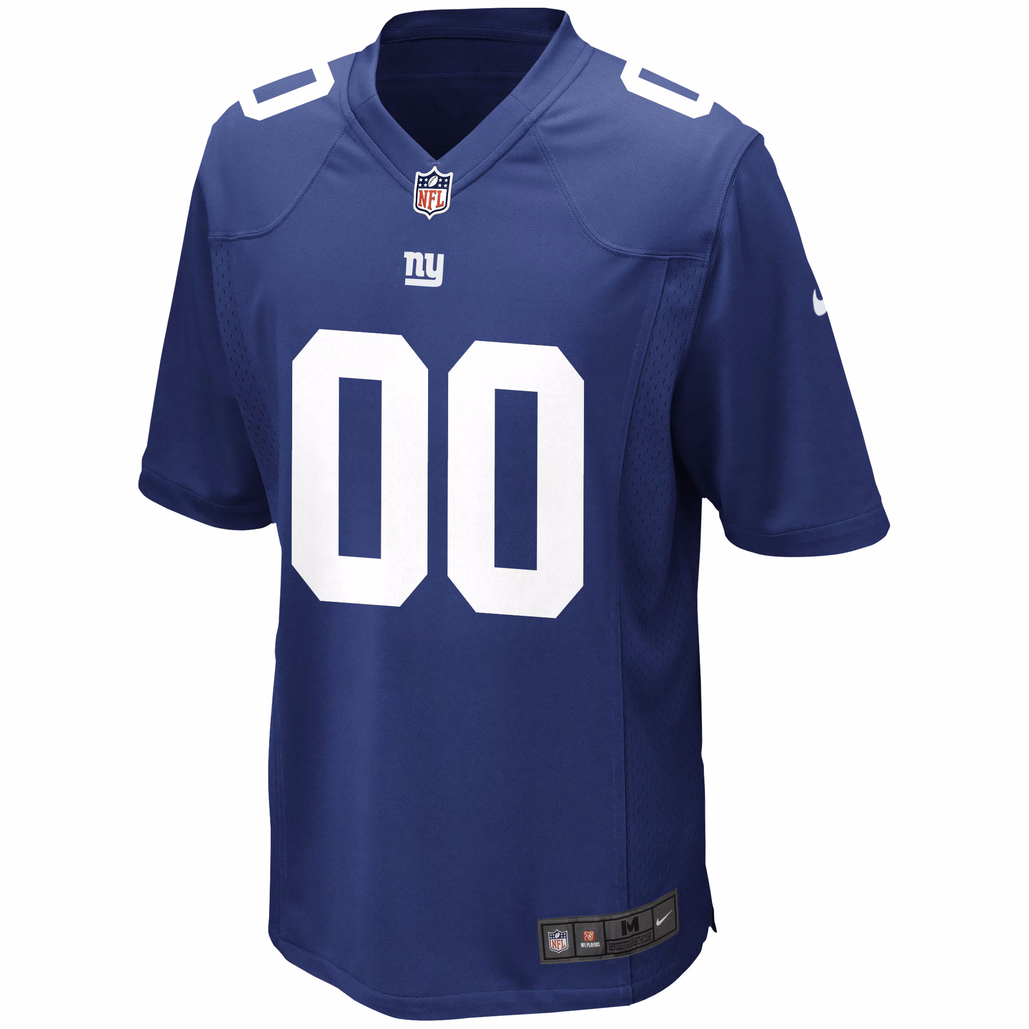 Men's New York Giants  Royal Custom Game Jersey