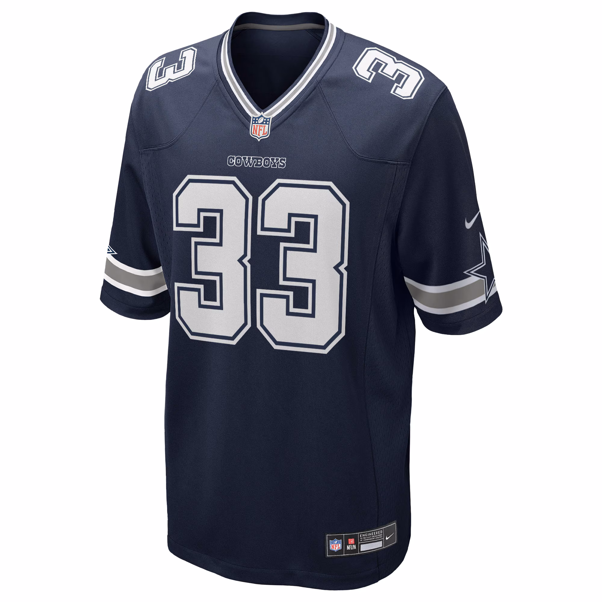 Men's Dallas Cowboys Javonte Williams  Navy Team Game Jersey