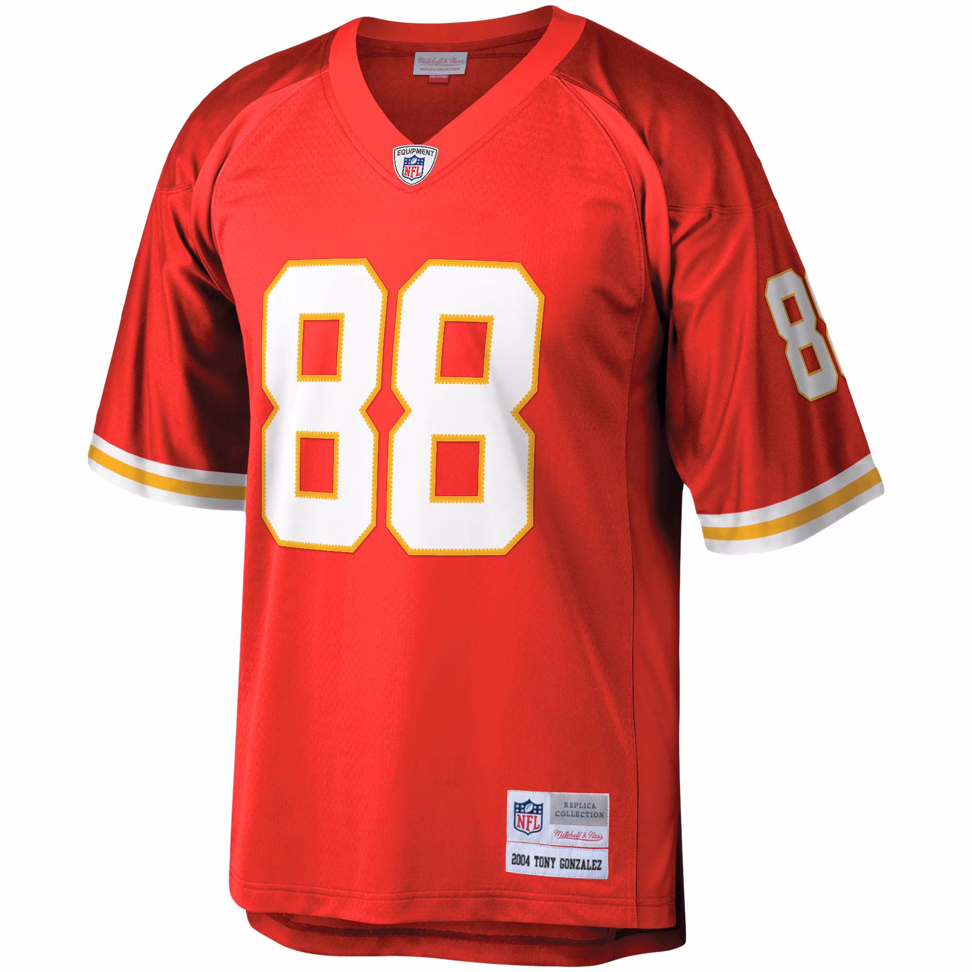 Men's Kansas City Chiefs Tony Gonzalez Mitchell & Ness Red Legacy Replica Jersey