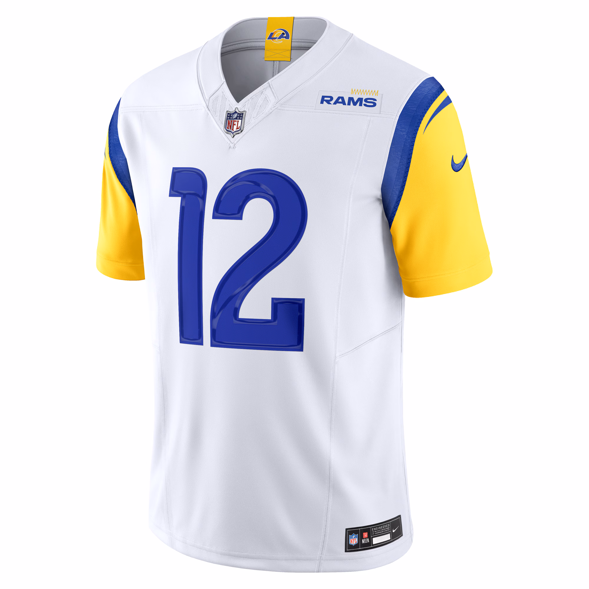 Men's Los Angeles Rams Puka Nacua  White Vapor F.U.S.E. Limited Player Jersey