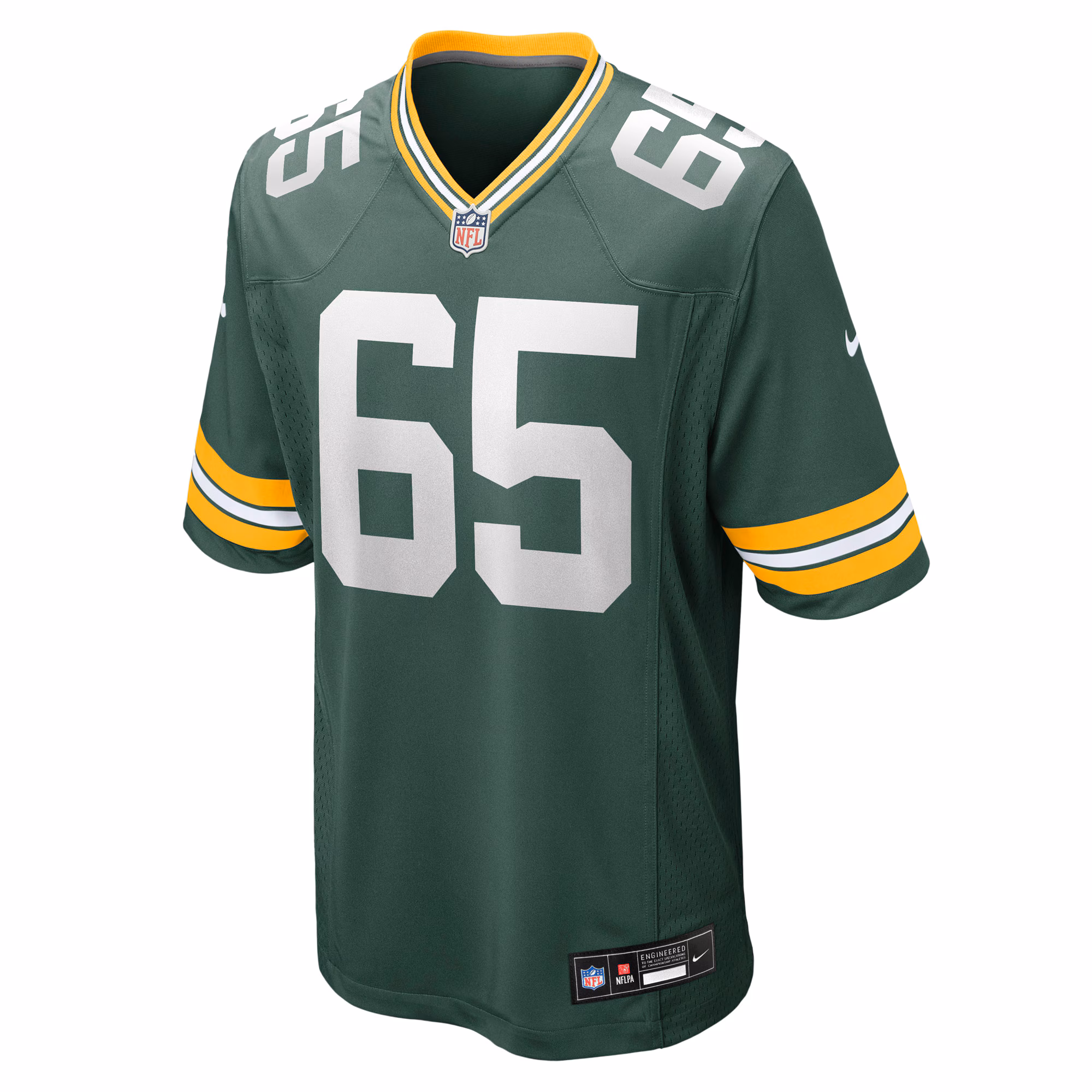 Men's Green Bay Packers Aaron Banks  Green Team Game Jersey
