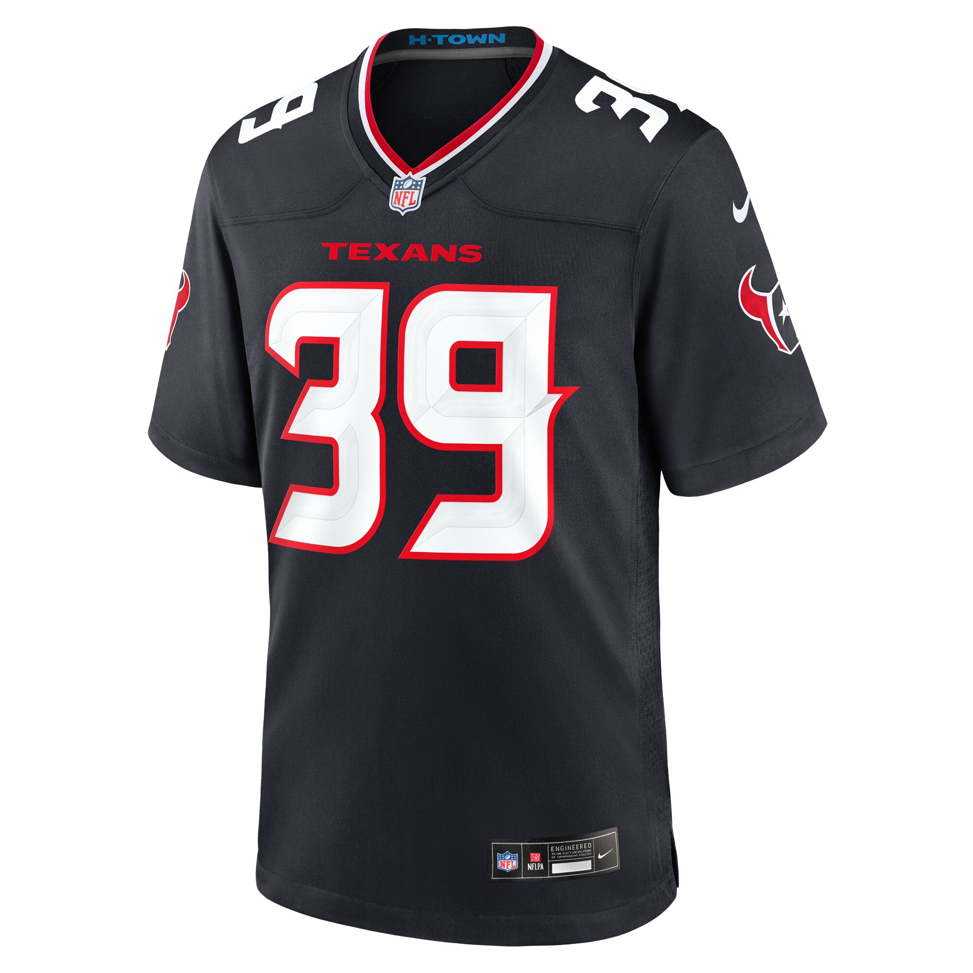 Men's Houston Texans Henry To'oto'o  Navy Team Game Jersey
