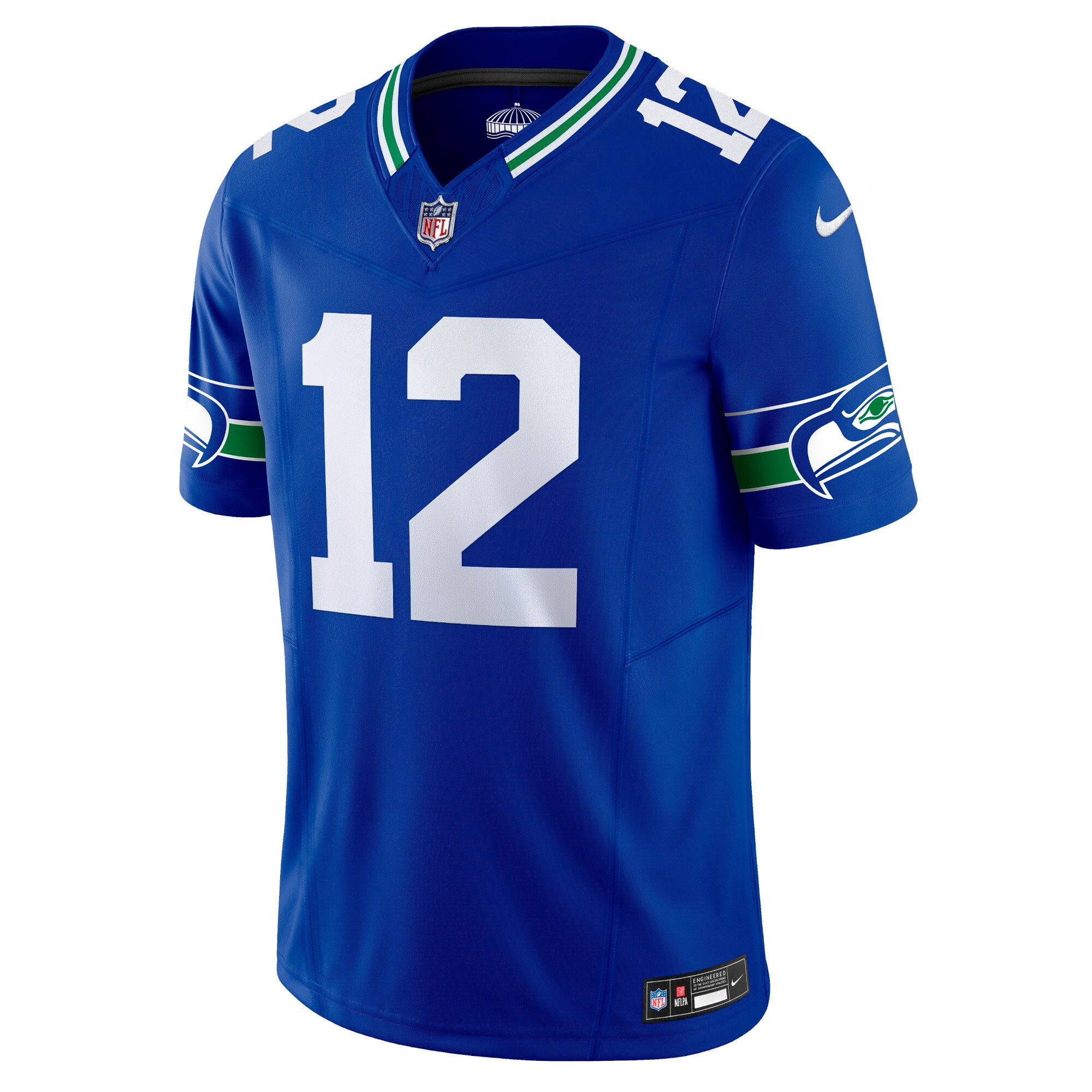 Men's Seattle Seahawks 12th Fan  Royal Vapor F.U.S.E. Limited Jersey