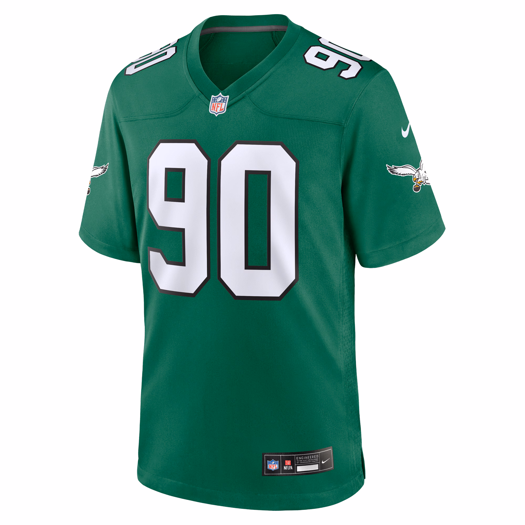 Men's Philadelphia Eagles Jordan Davis  Kelly Green Alternate Game Jersey
