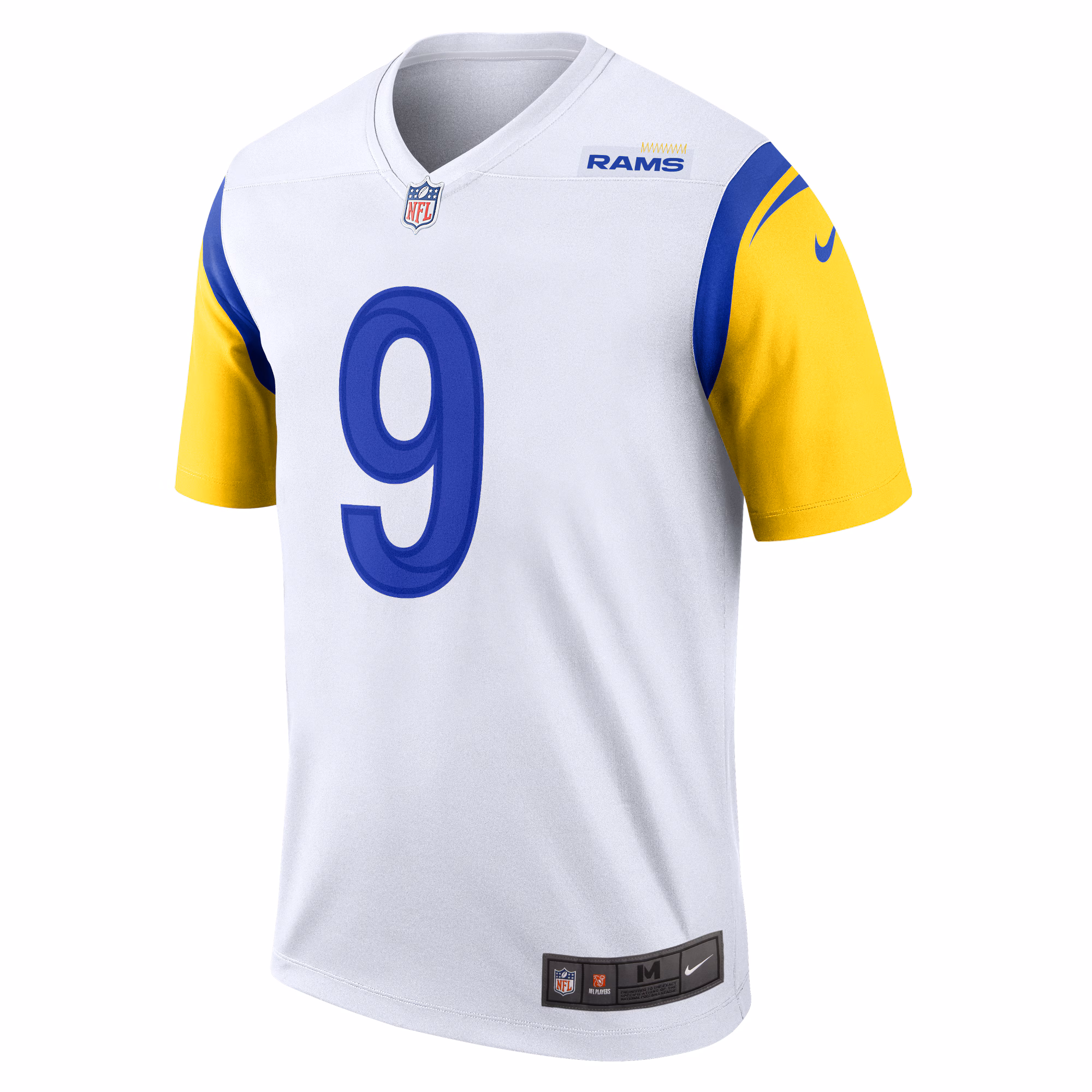 Men's Los Angeles Rams Matthew Stafford  White Legend Player Performance Top