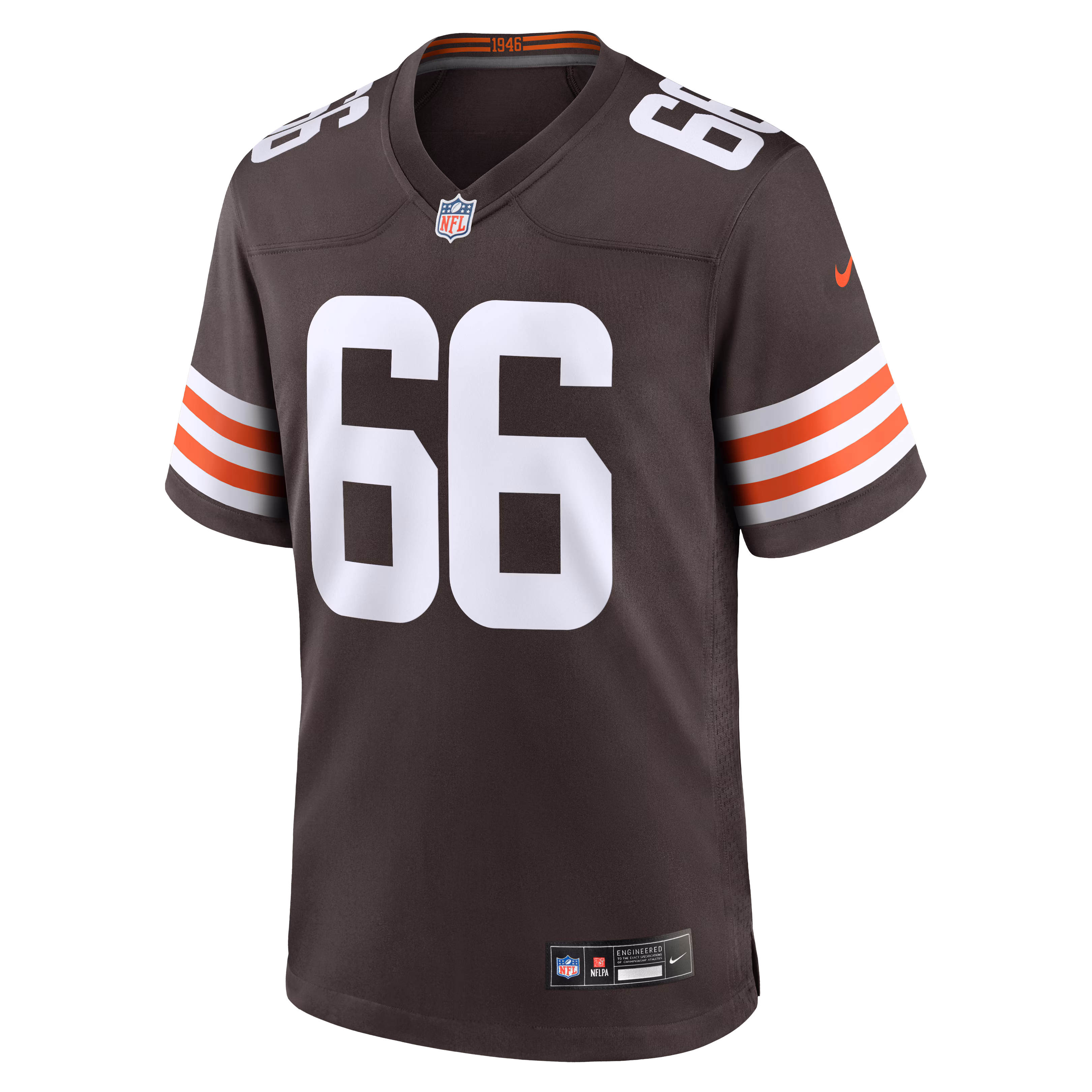 Men's Cleveland Browns Joshua Miles  Brown Team Game Jersey
