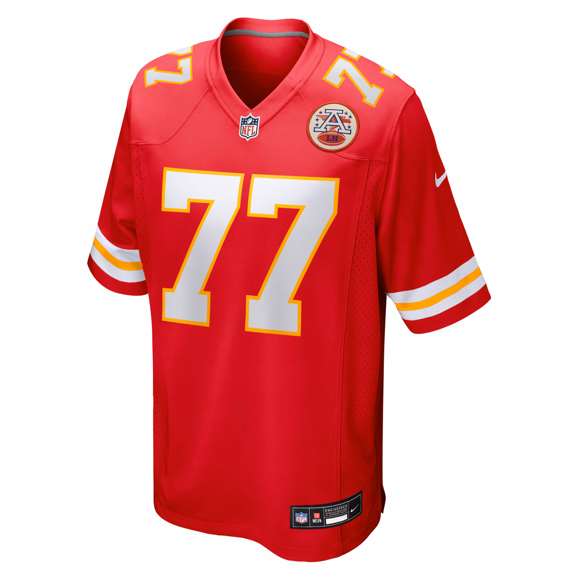 Men's Kansas City Chiefs Jaylon Moore  Red Team Game Jersey