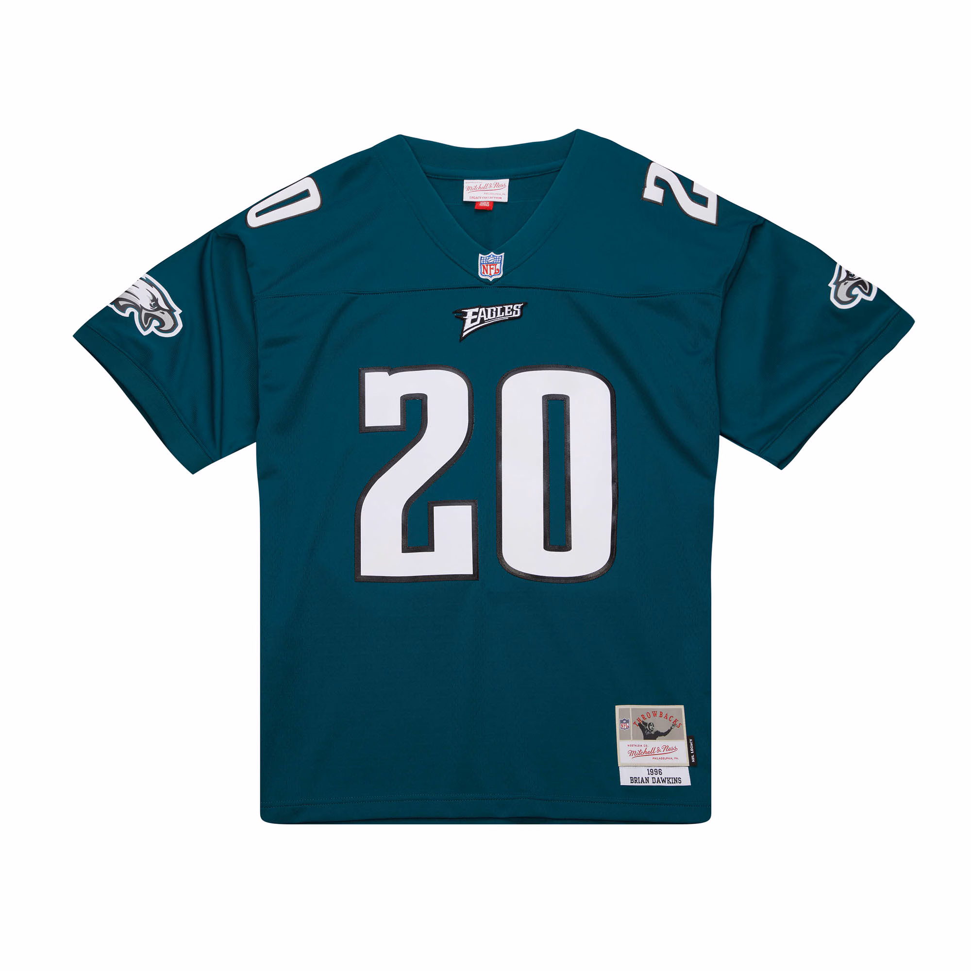 Men's Philadelphia Eagles Brian Dawkins Mitchell & Ness Green Legacy Replica Jersey