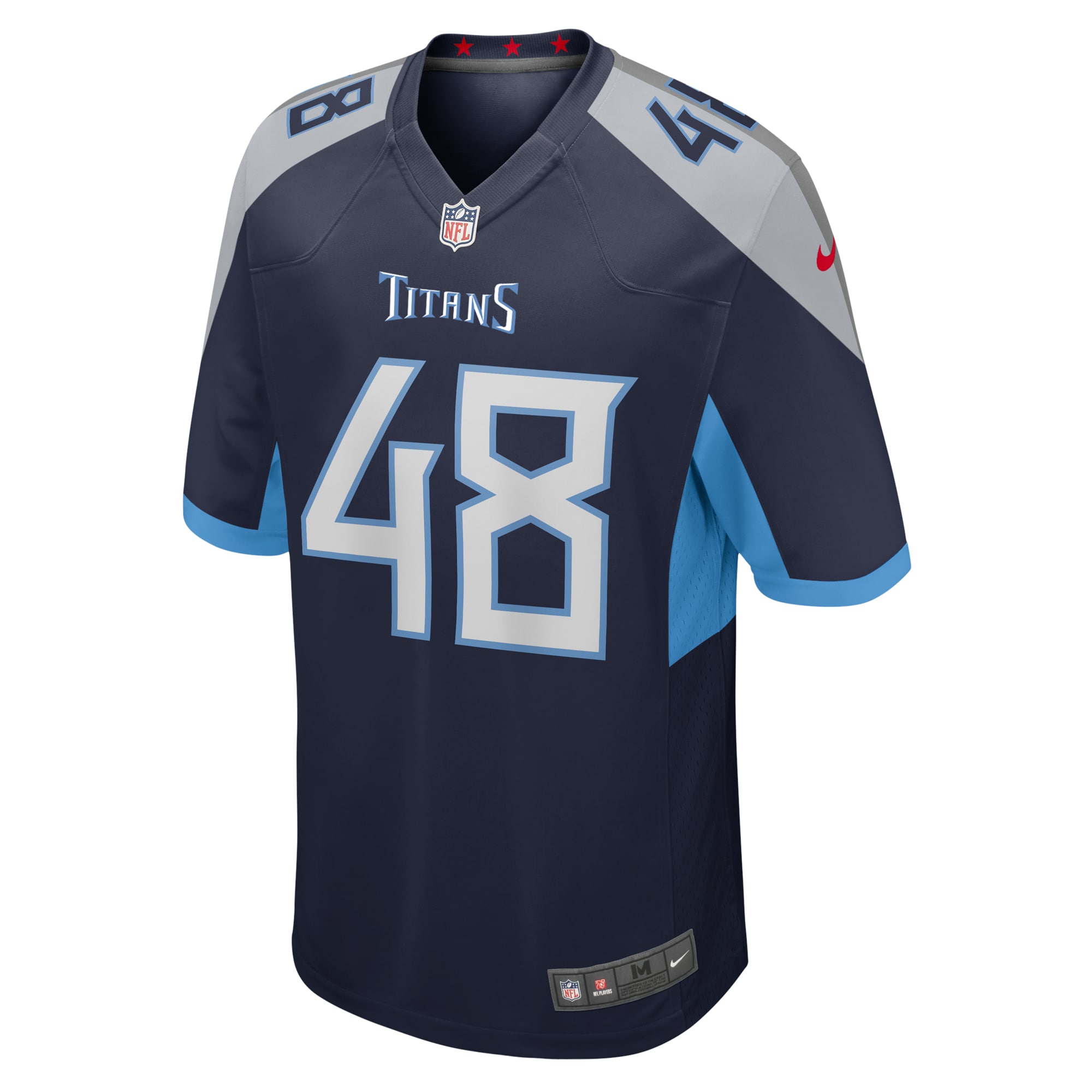 Men's Tennessee Titans Beau Brinkley  Navy Game Jersey