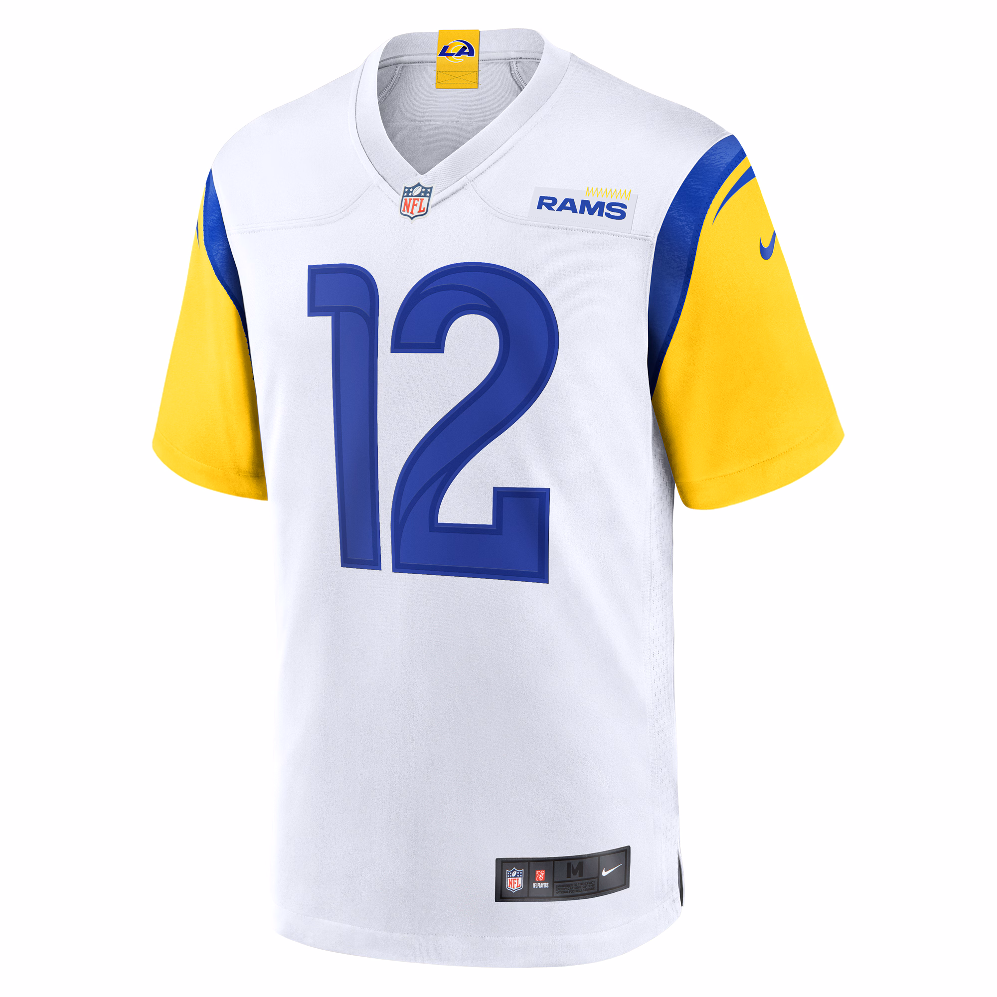 Men's Los Angeles Rams Puka Nacua  White Game Player Jersey