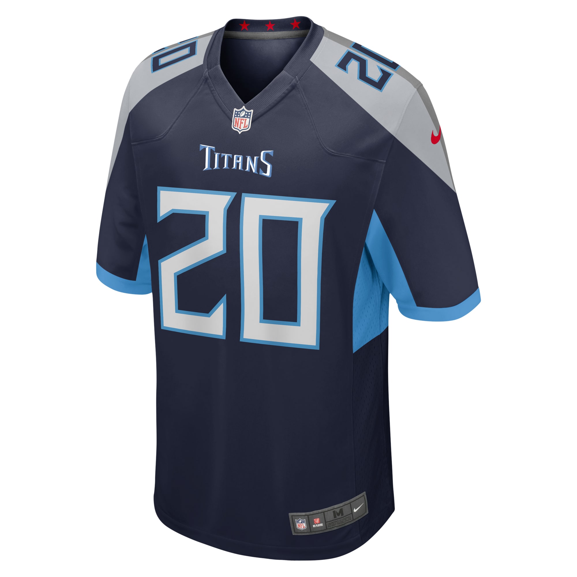 Men's Tennessee Titans Tony Pollard  Navy Game Player Jersey