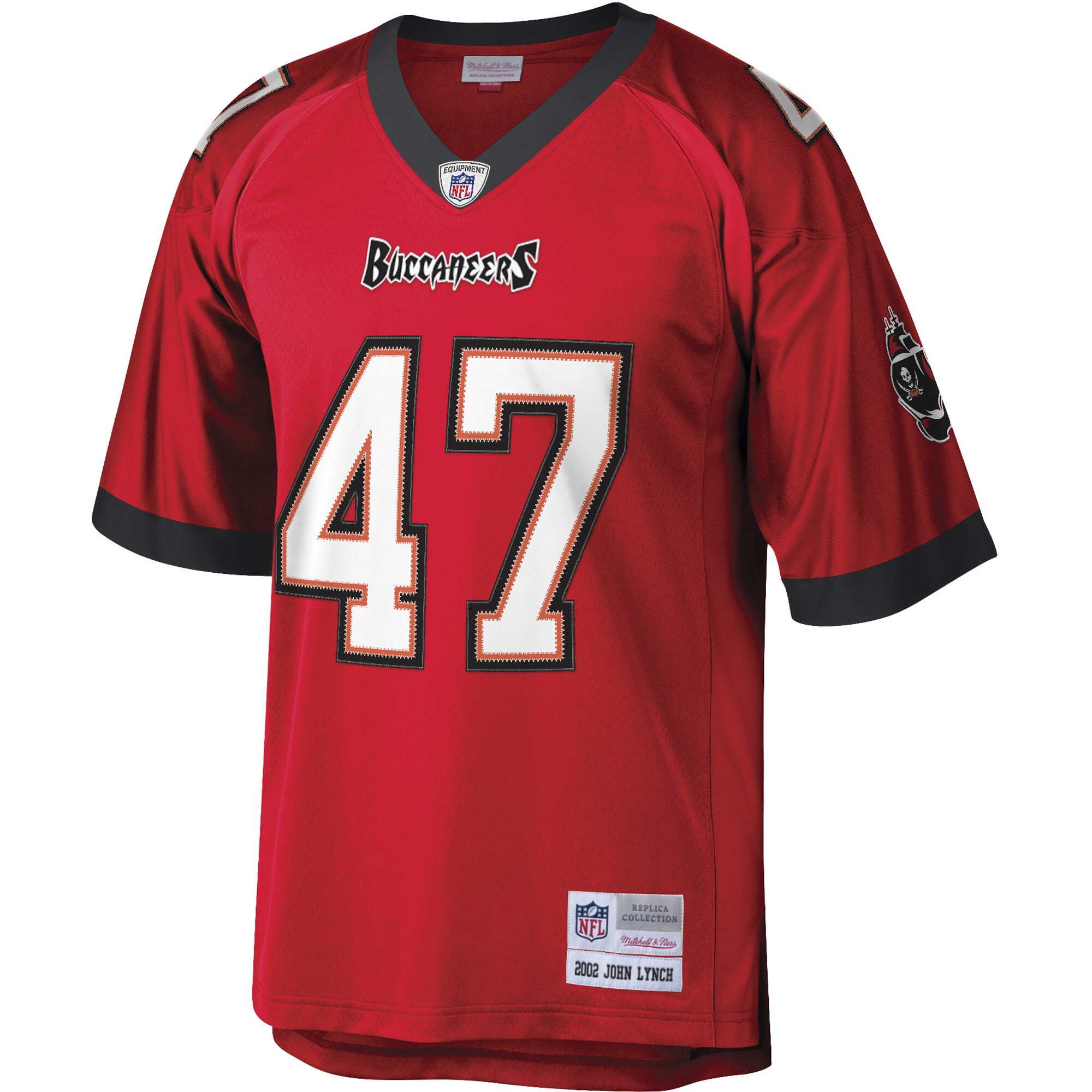 Men's Tampa Bay Buccaneers John Lynch Mitchell & Ness Red Legacy Replica Jersey