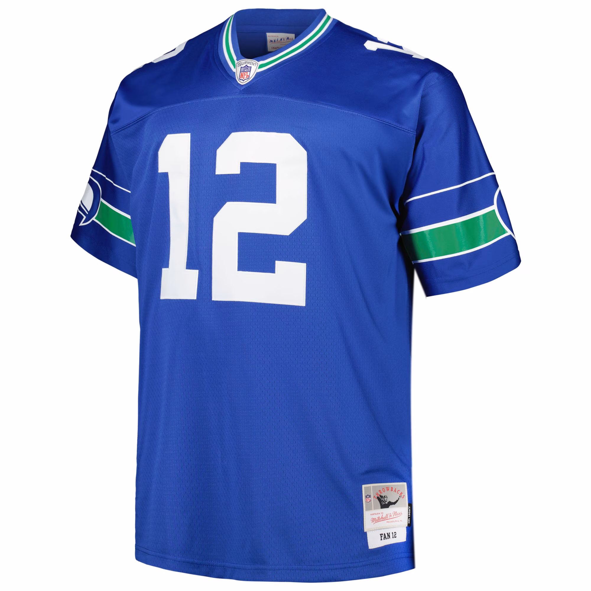 Men's Seattle Seahawks 12s Mitchell & Ness Royal Big & Tall Legacy Retired Player Jersey