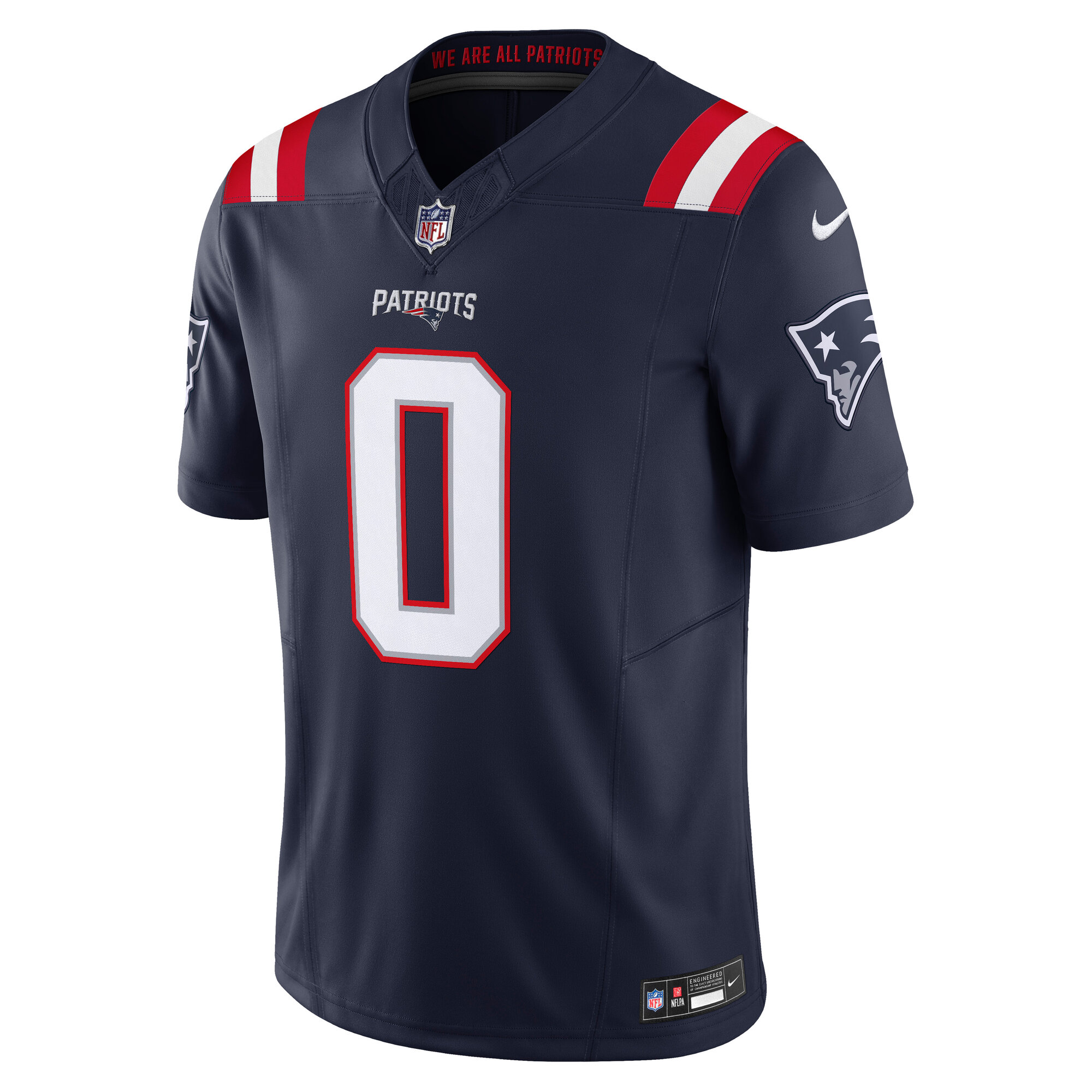 Men's New England Patriots Christian Gonzalez  Navy Vapor F.U.S.E. Limited Jersey