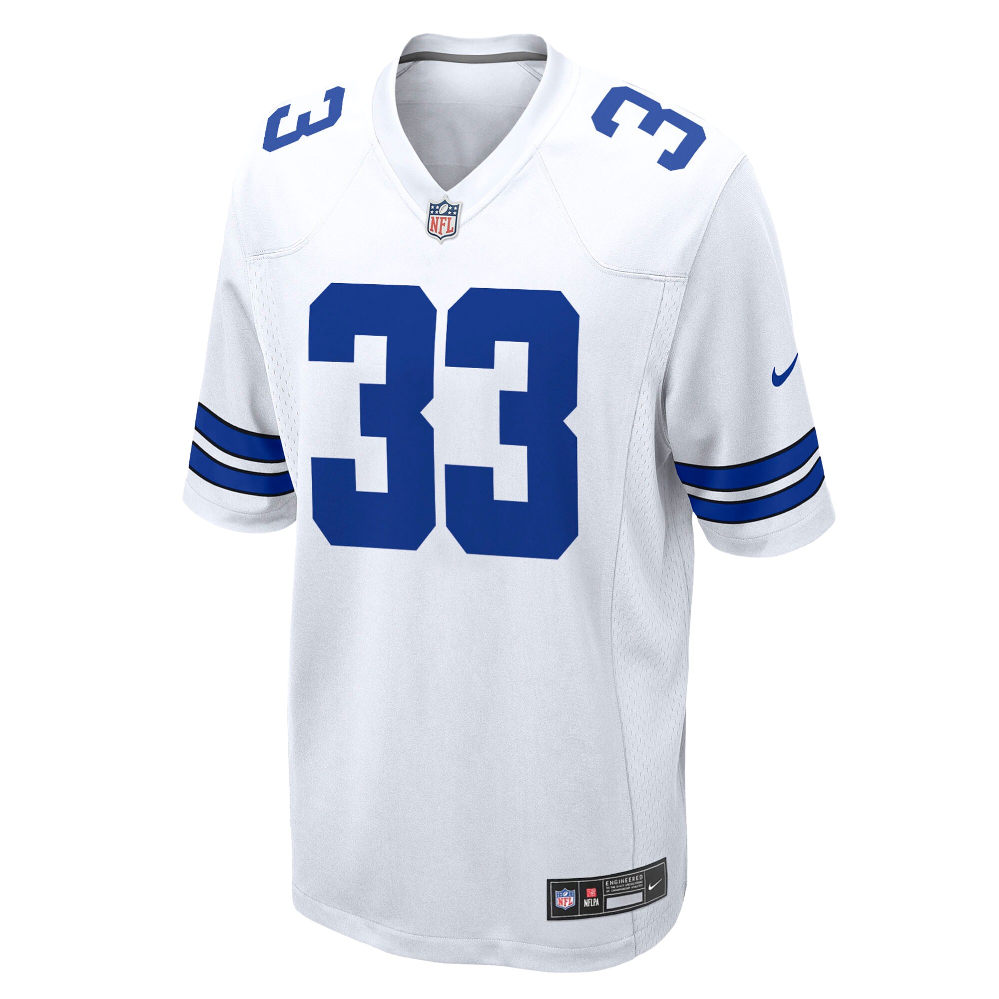 Men's Dallas Cowboys Javonte Williams  White Game Jersey