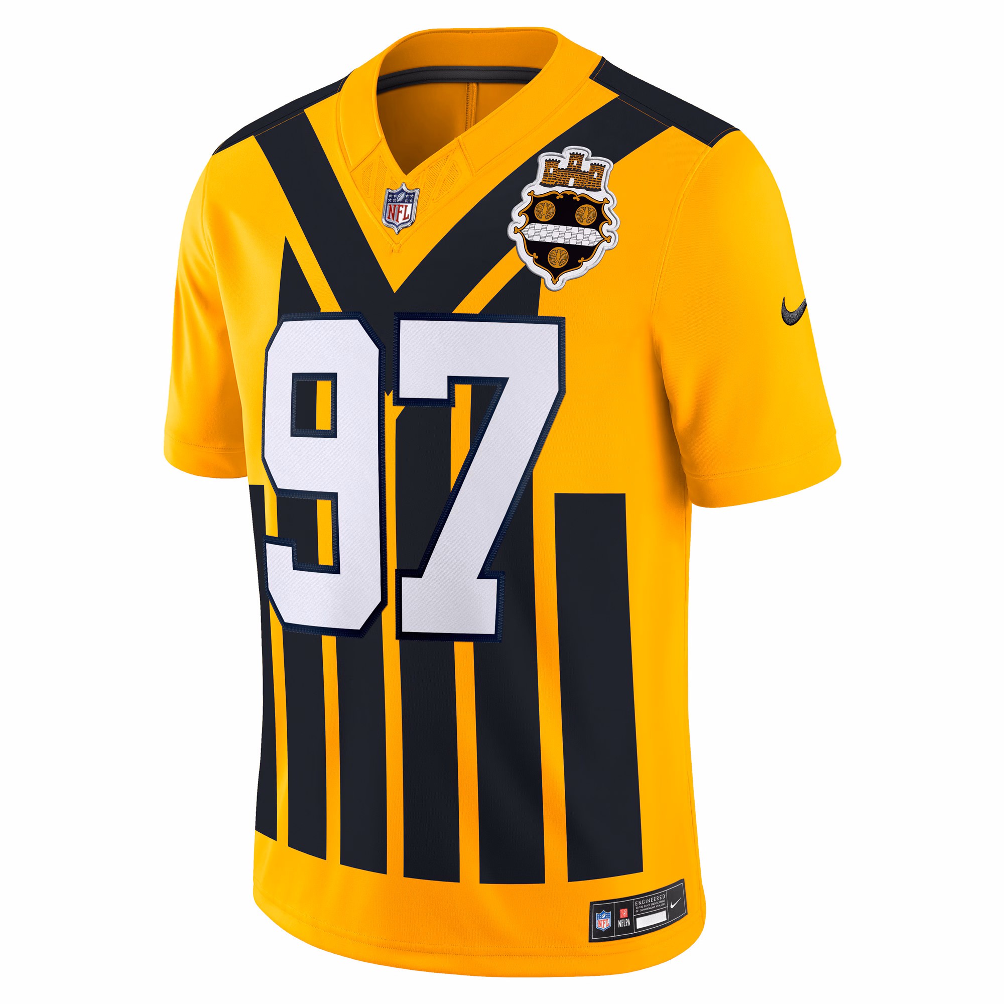 Men's Pittsburgh Steelers Cameron Heyward  Gold Alternate Vapor F.U.S.E. Limited Jersey