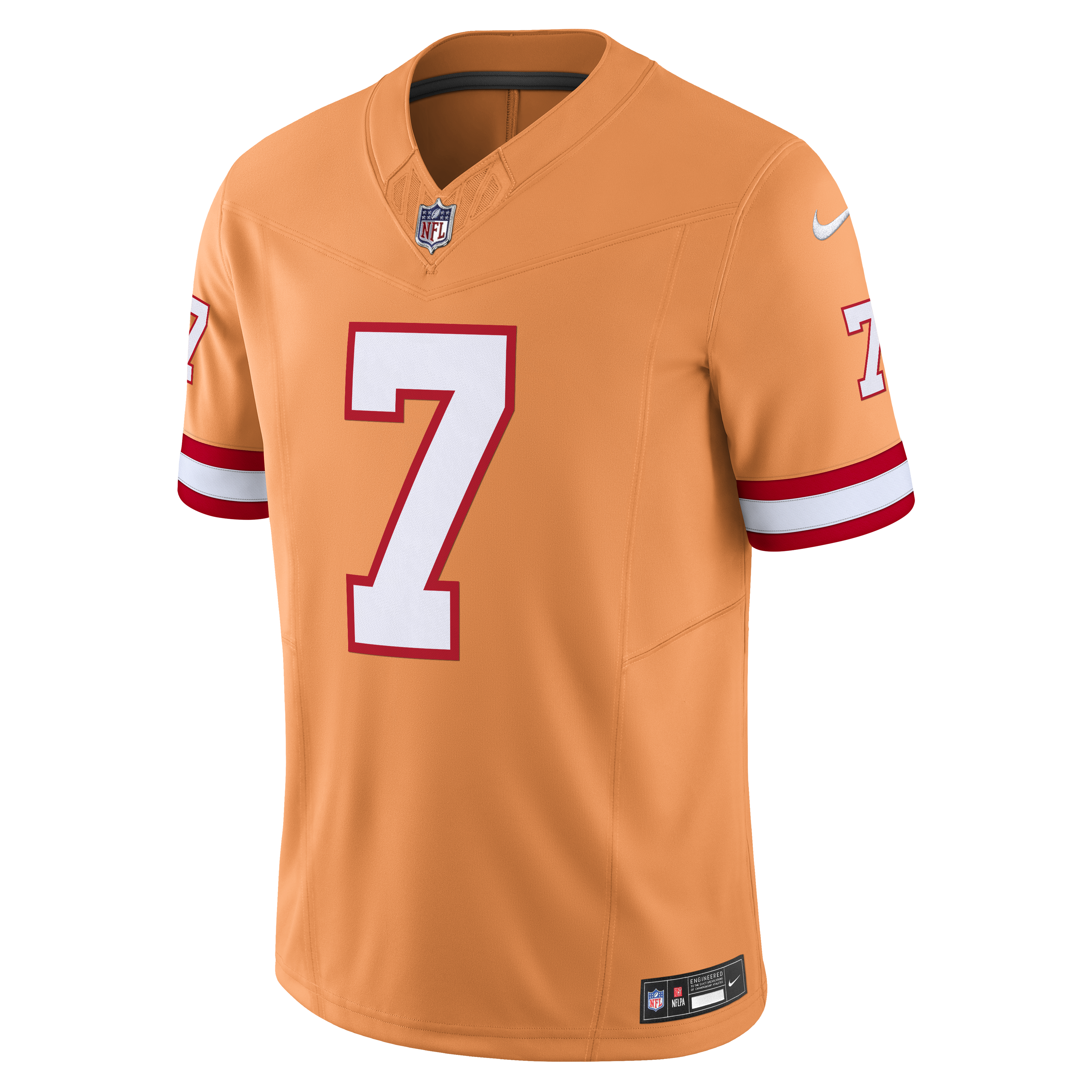 Men's Tampa Bay Buccaneers Bucky Irving  Orange Alternate 2 Throwback Vapor F.U.S.E. Limited Jersey