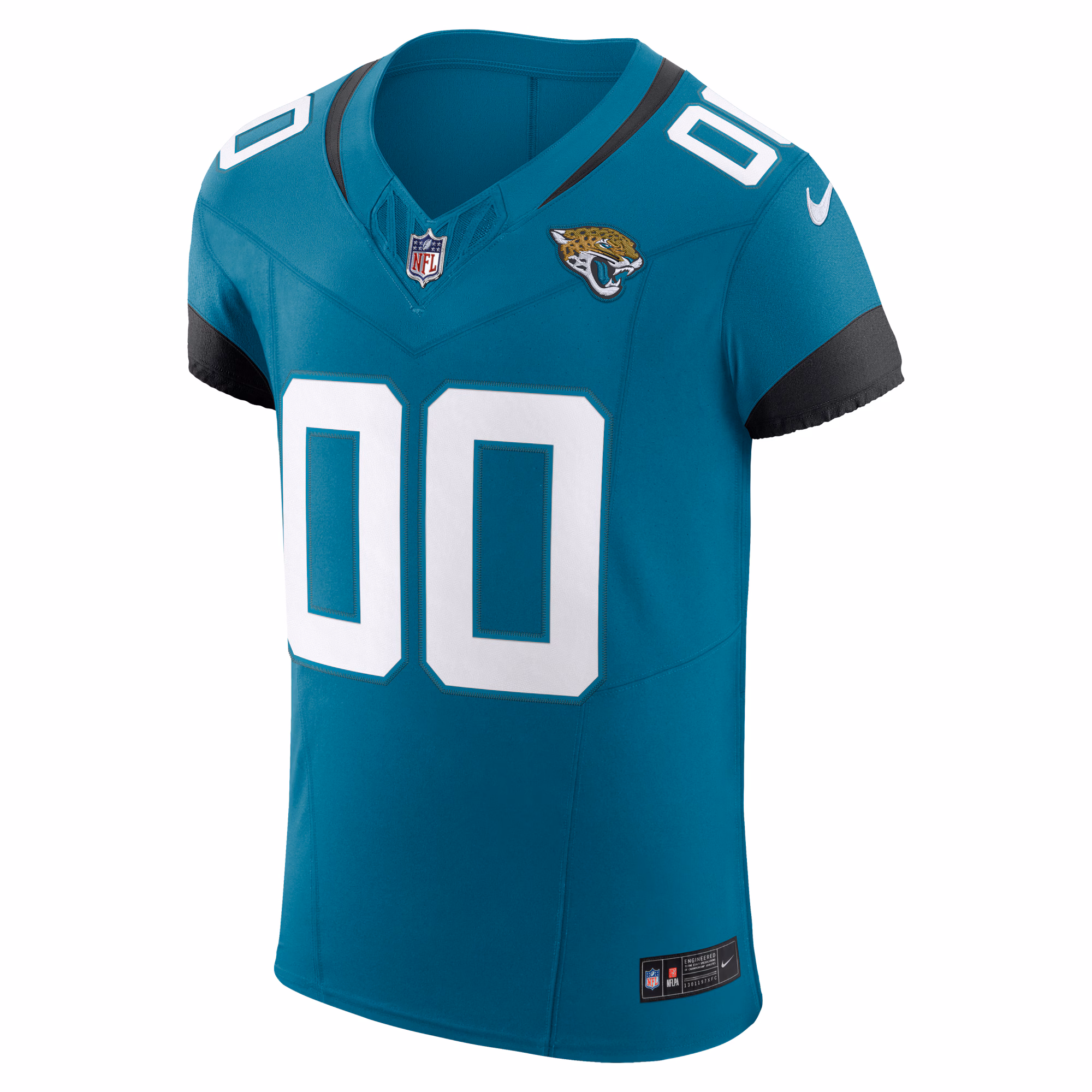 Men's Jacksonville Jaguars  Teal Vapor F.U.S.E. Elite Custom Jersey