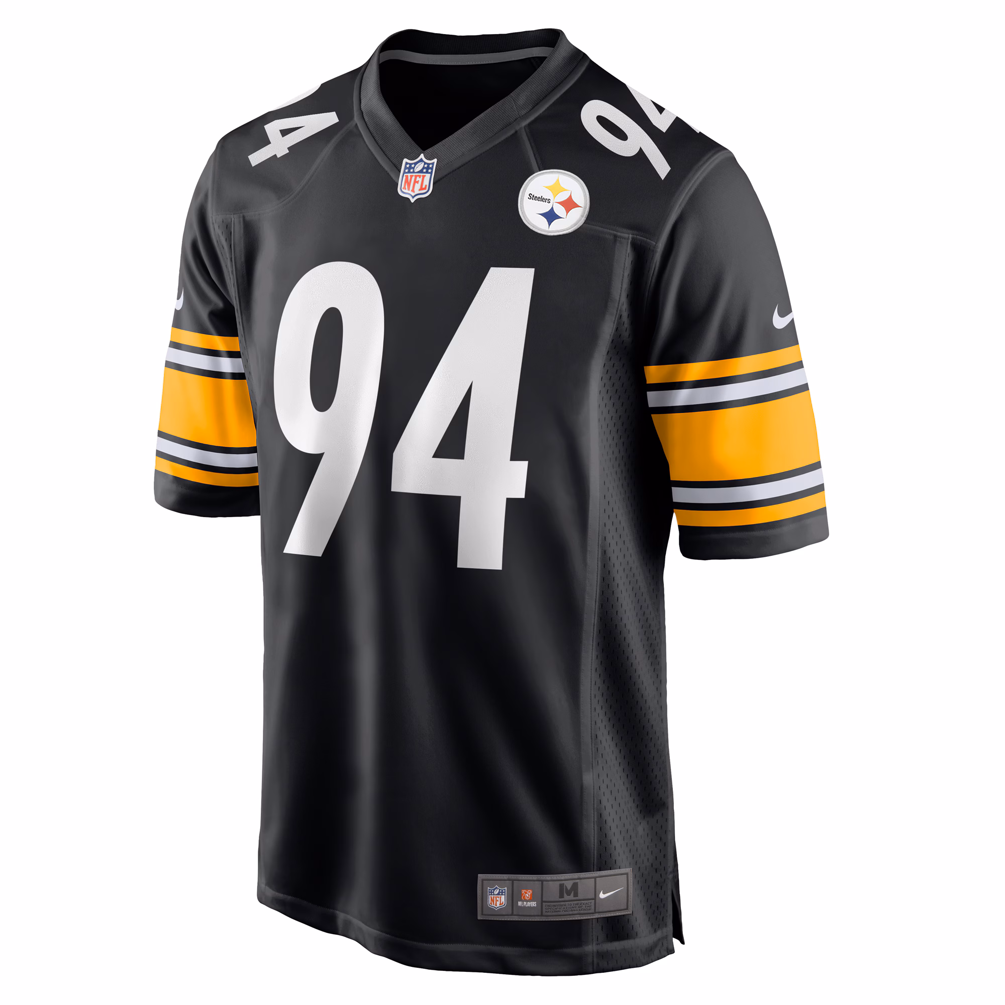 Men's Pittsburgh Steelers Dean Lowry  Black Game Jersey