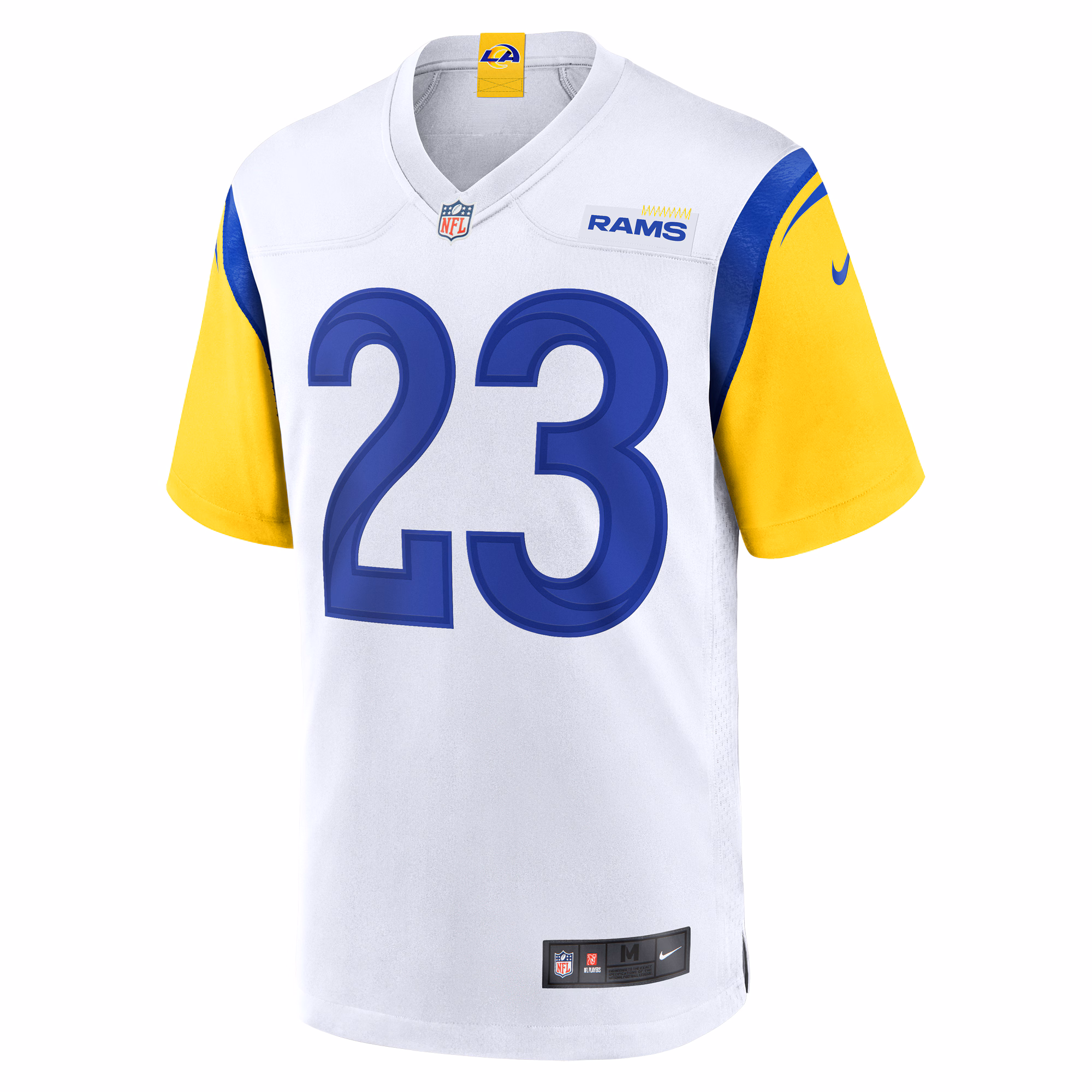 Men's Los Angeles Rams Kyren Williams  White Game Jersey