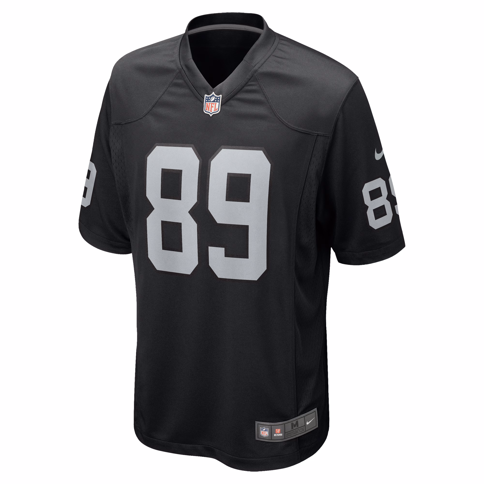 Men's Las Vegas Raiders Brock Bowers  Black Player Game Jersey