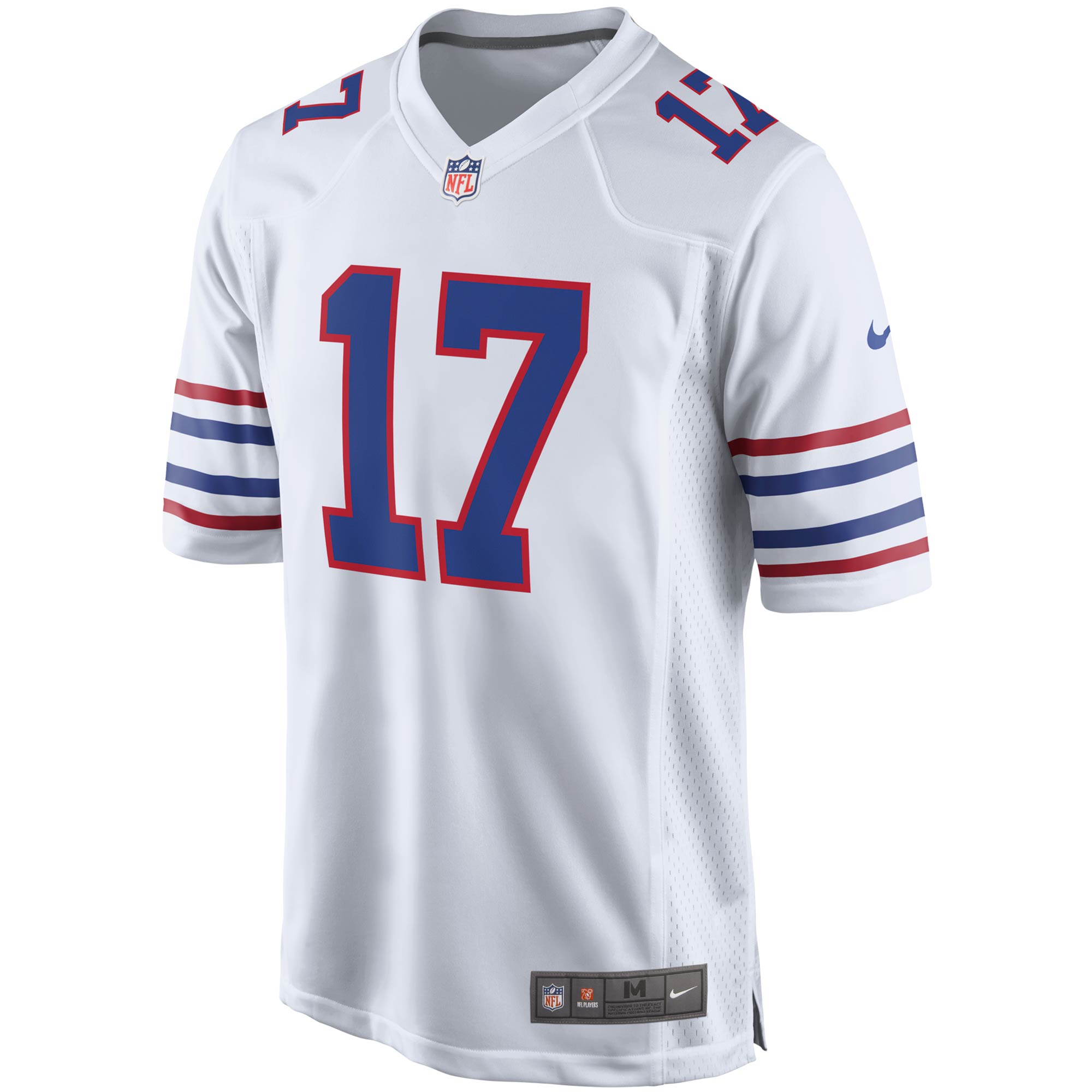 Men's Buffalo Bills Josh Allen  White Alternate Game Player Jersey