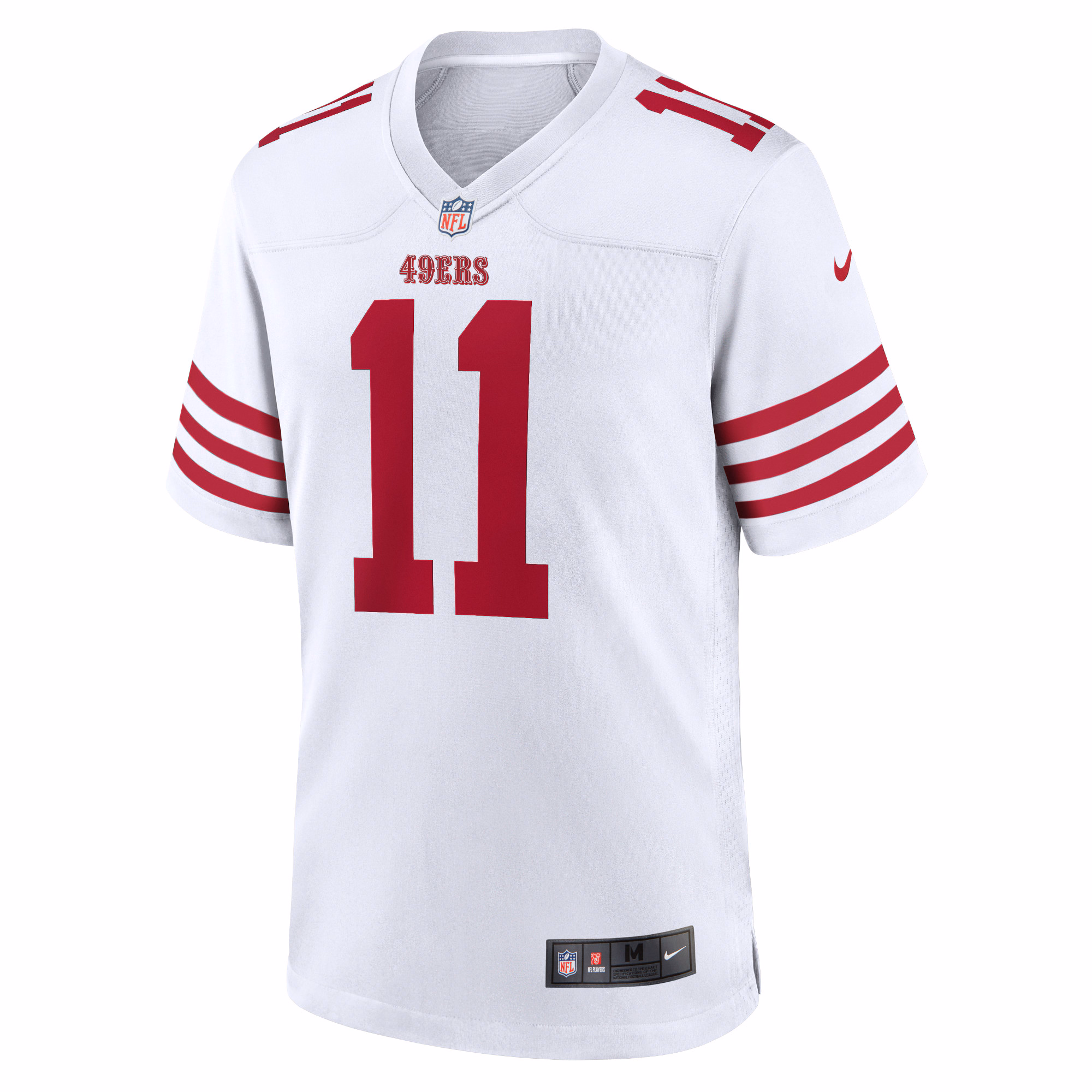 Men's San Francisco 49ers Brandon Aiyuk  White Player Game Jersey