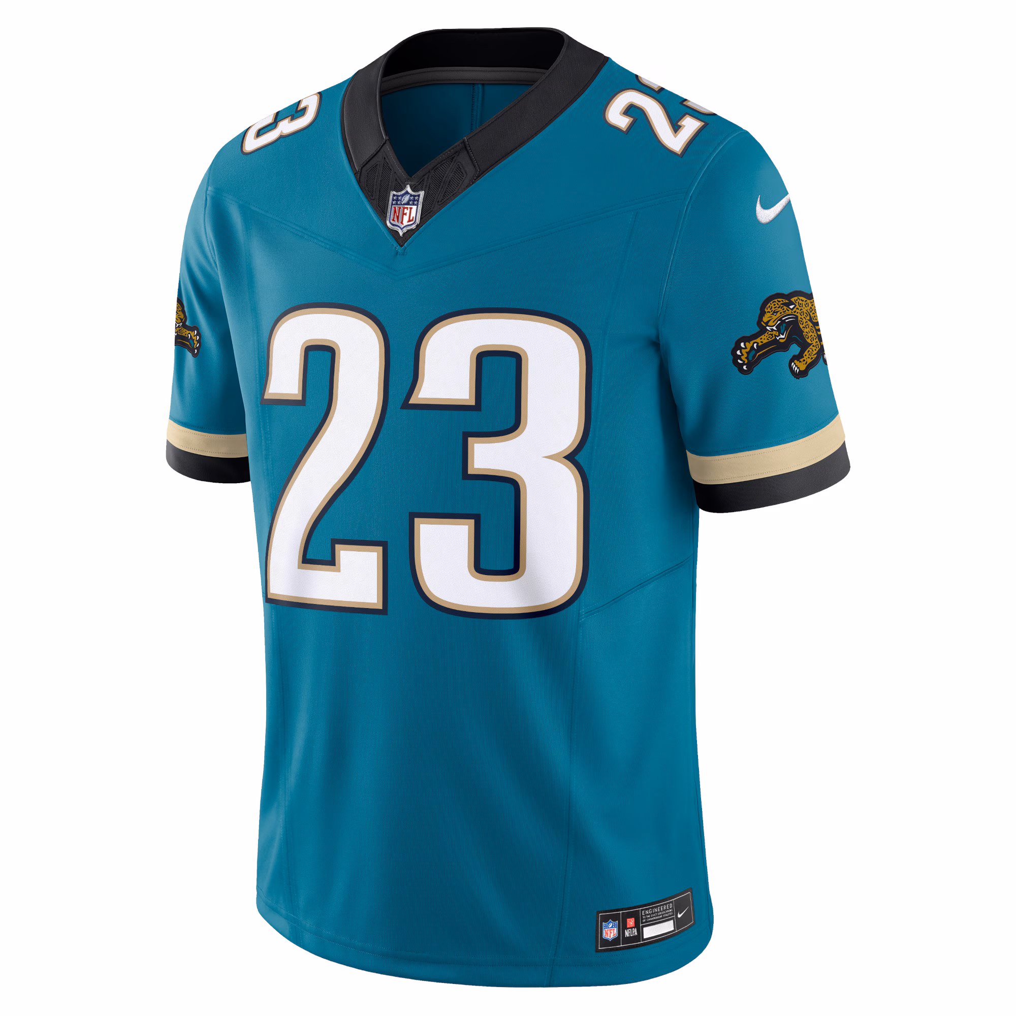 Men's Jacksonville Jaguars Foye Oluokun  Teal Prowler Throwback Vapor F.U.S.E. Limited Jersey