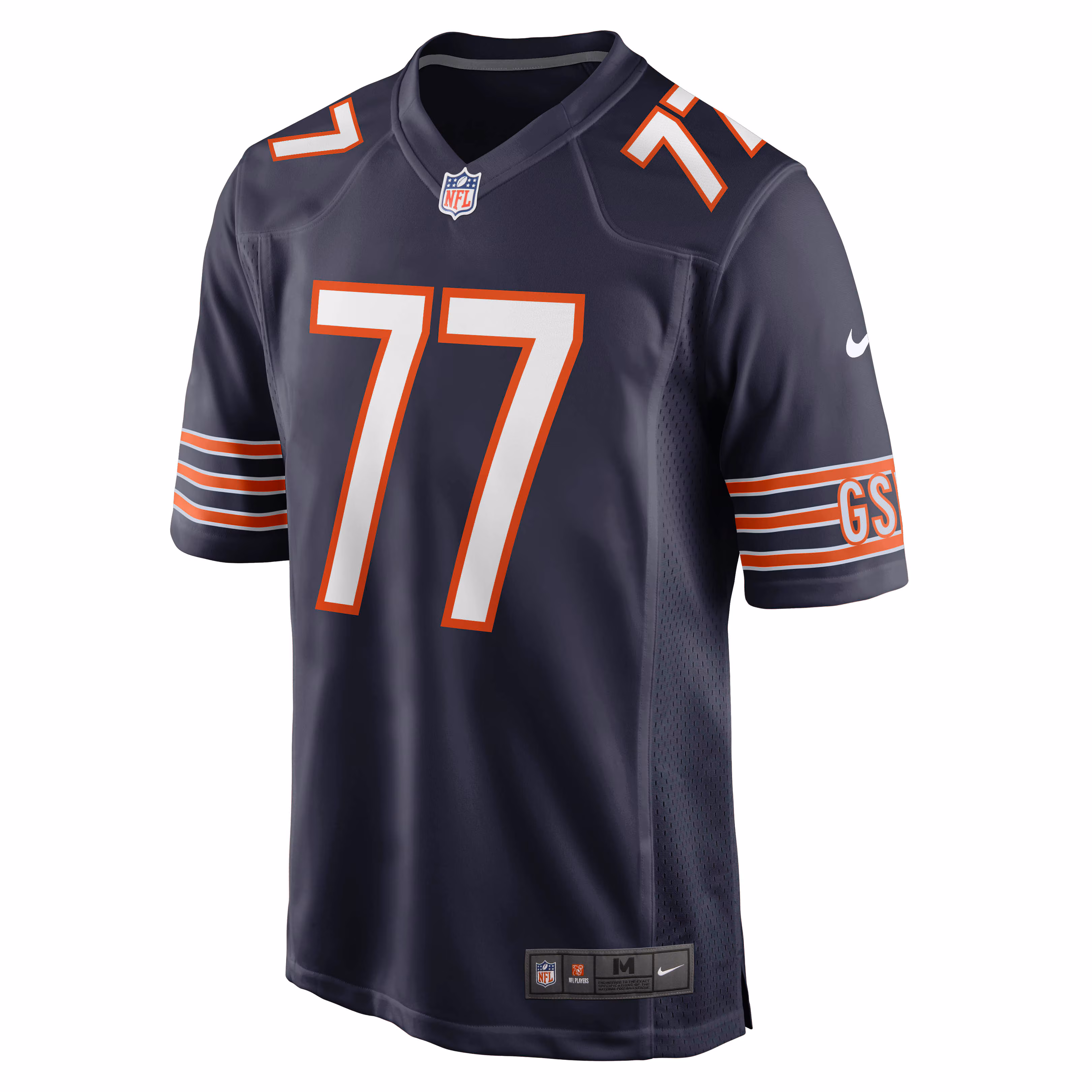 Men's Chicago Bears Red Grange  Navy Retired Player Jersey