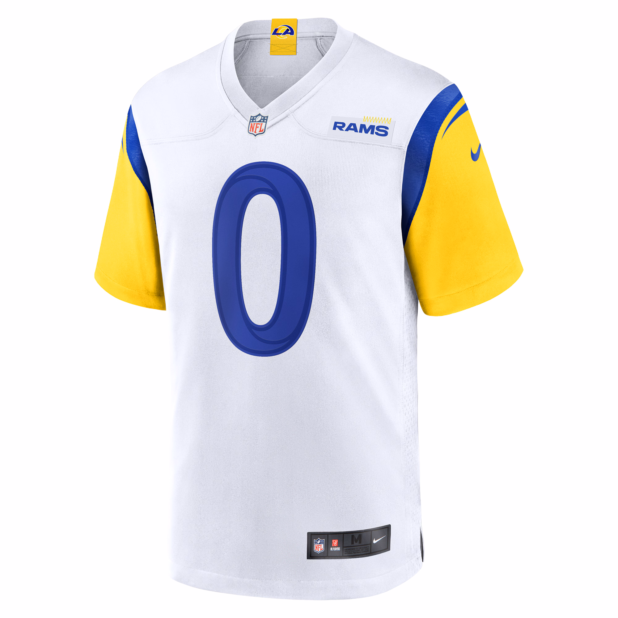Men's Los Angeles Rams Byron Young  White Team Game Jersey