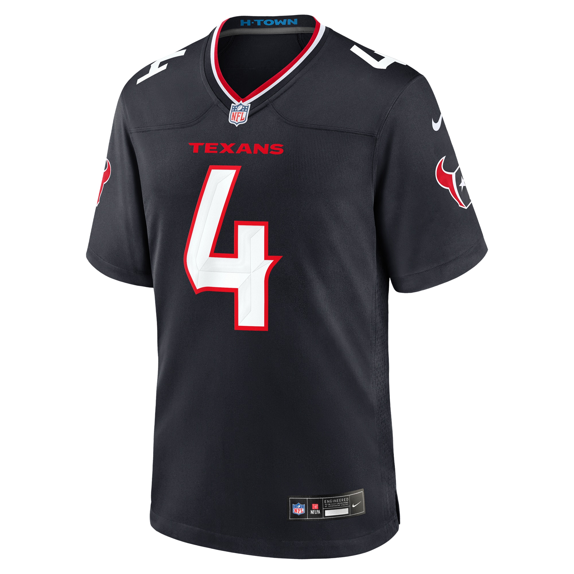 Men's Houston Texans Kamari Lassiter  Navy Team Game Jersey