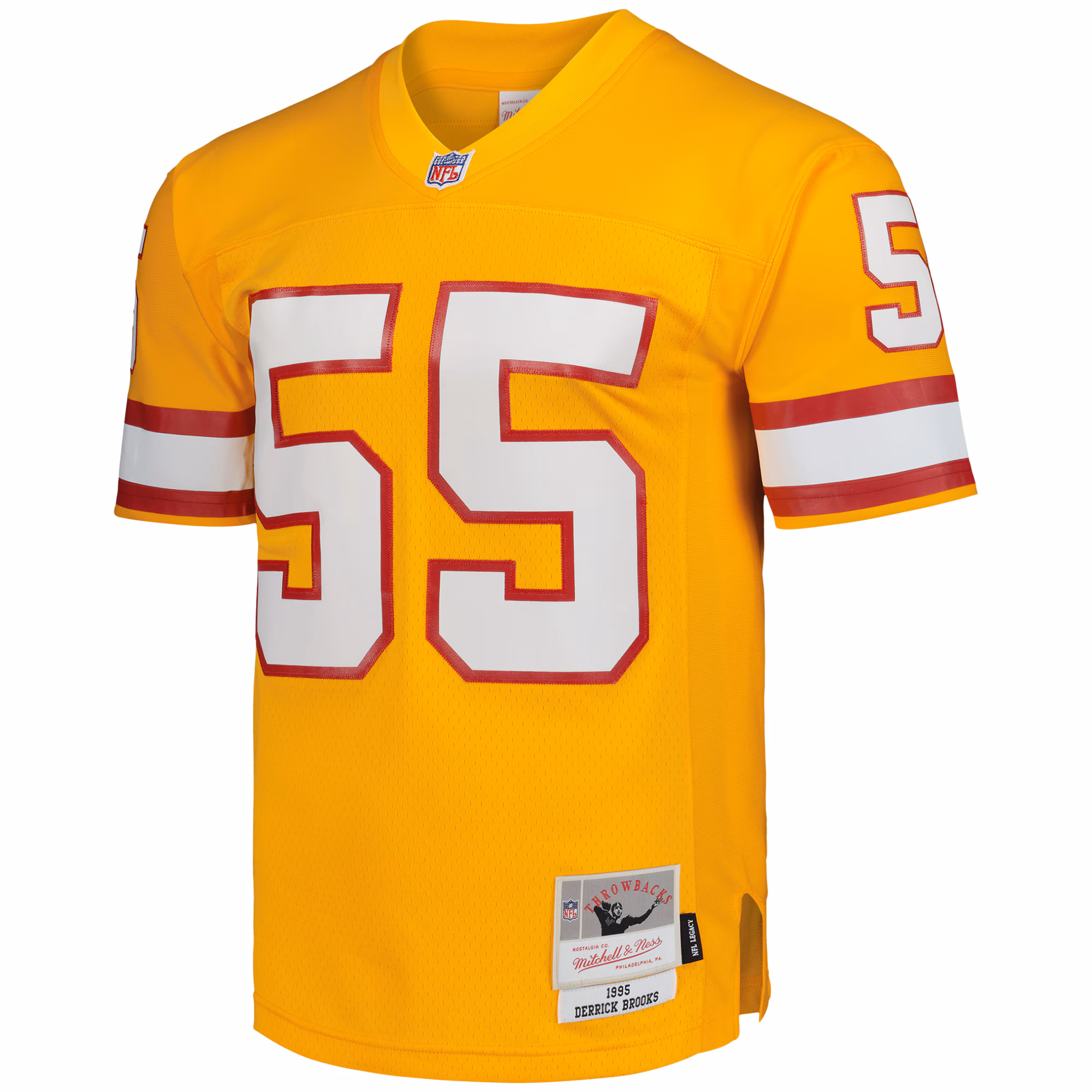 Men's Tampa Bay Buccaneers Derrick Brooks Mitchell & Ness Orange Legacy Replica Jersey