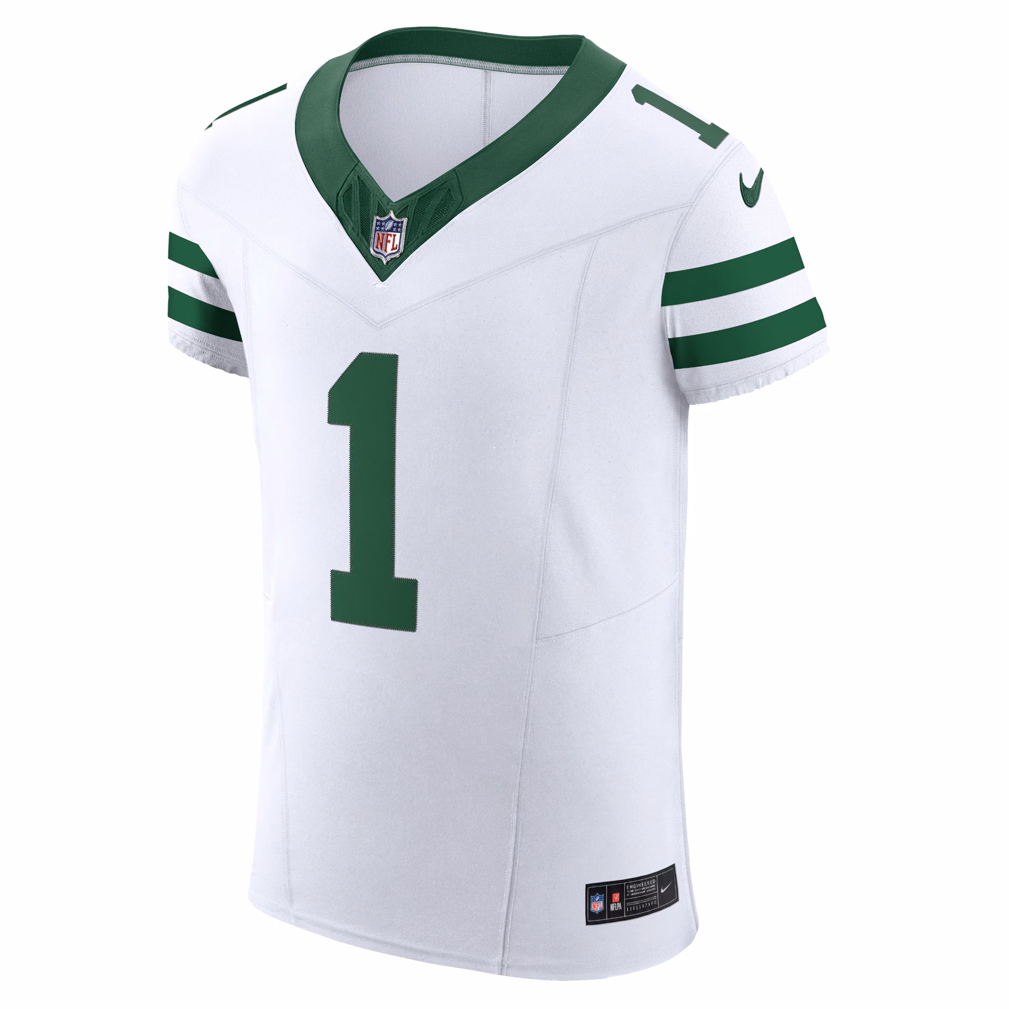 Men's New York Jets Ahmad Sauce Gardner  White Alternate Vapor F.U.S.E. Elite Jersey