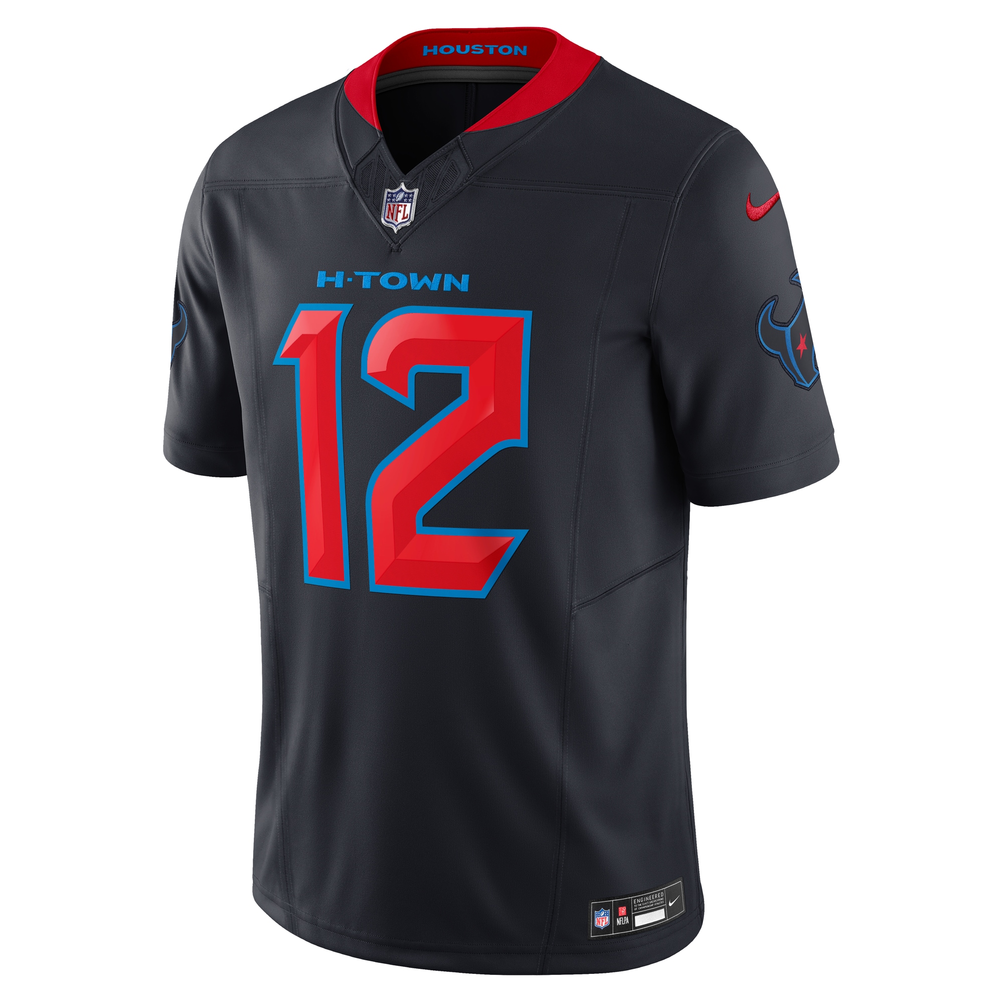 Men's Houston Texans Nico Collins  Navy Alternate 2 Vapor F.U.S.E. Limited Jersey