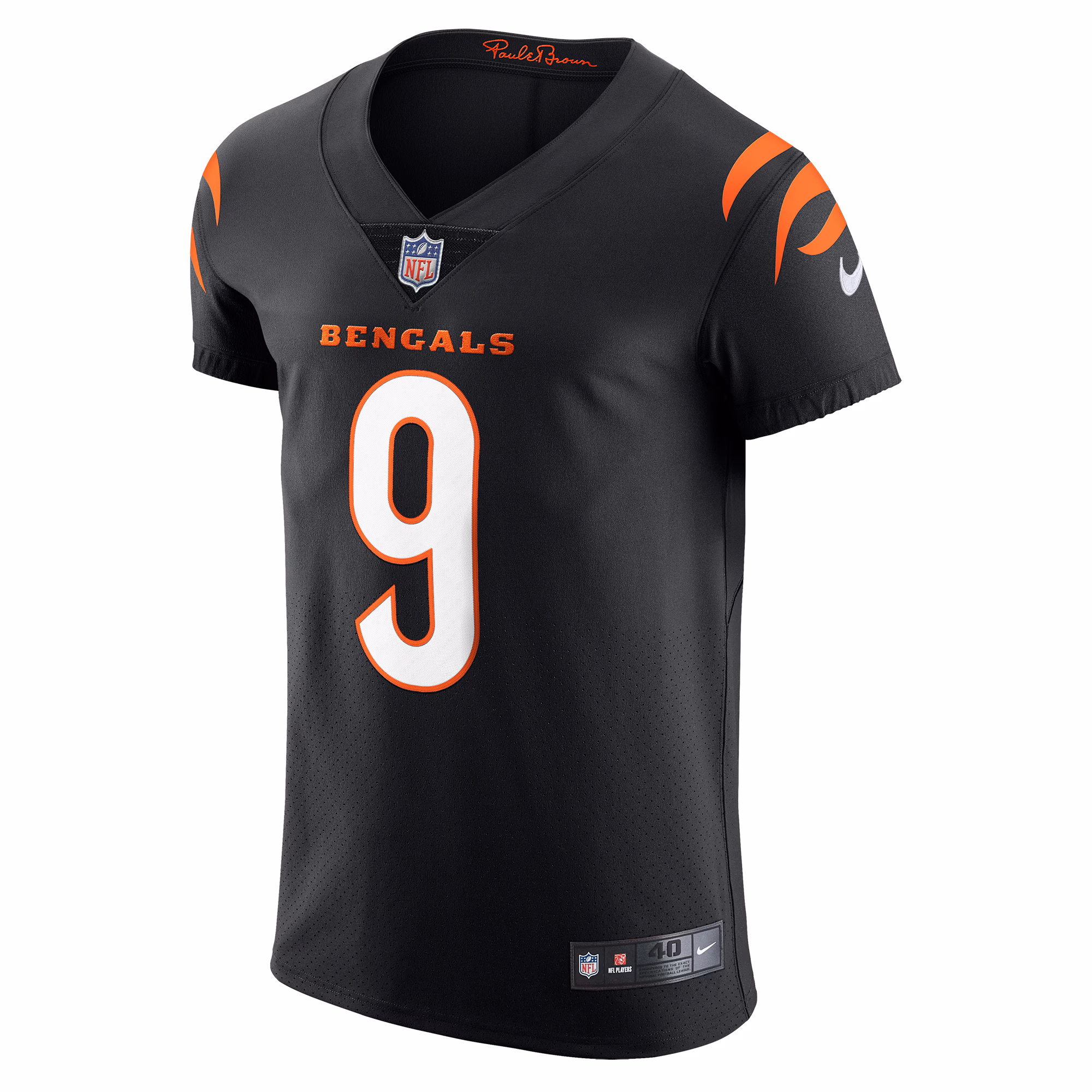 Men's Cincinnati Bengals Joe Burrow  Black Vapor Elite Jersey
