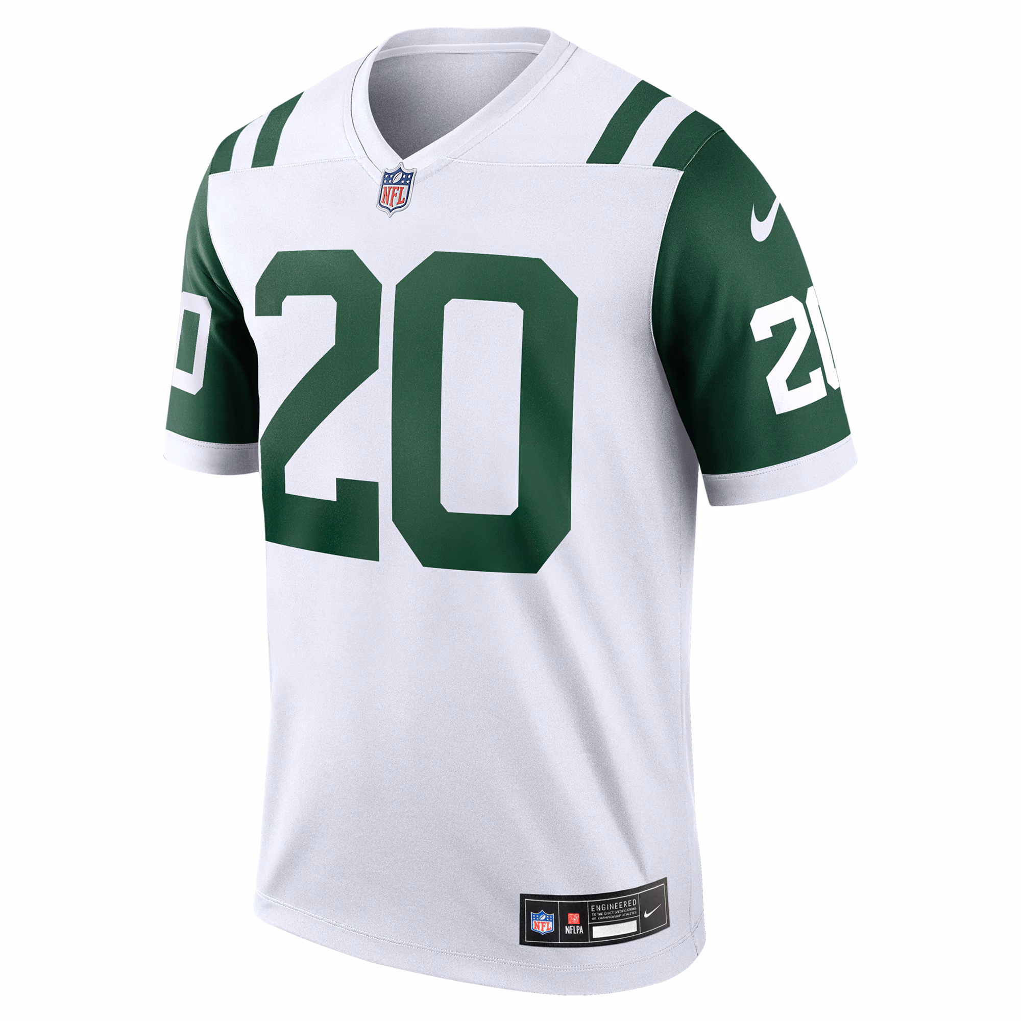 Men's New York Jets Breece Hall  White Legend Player Performance Top