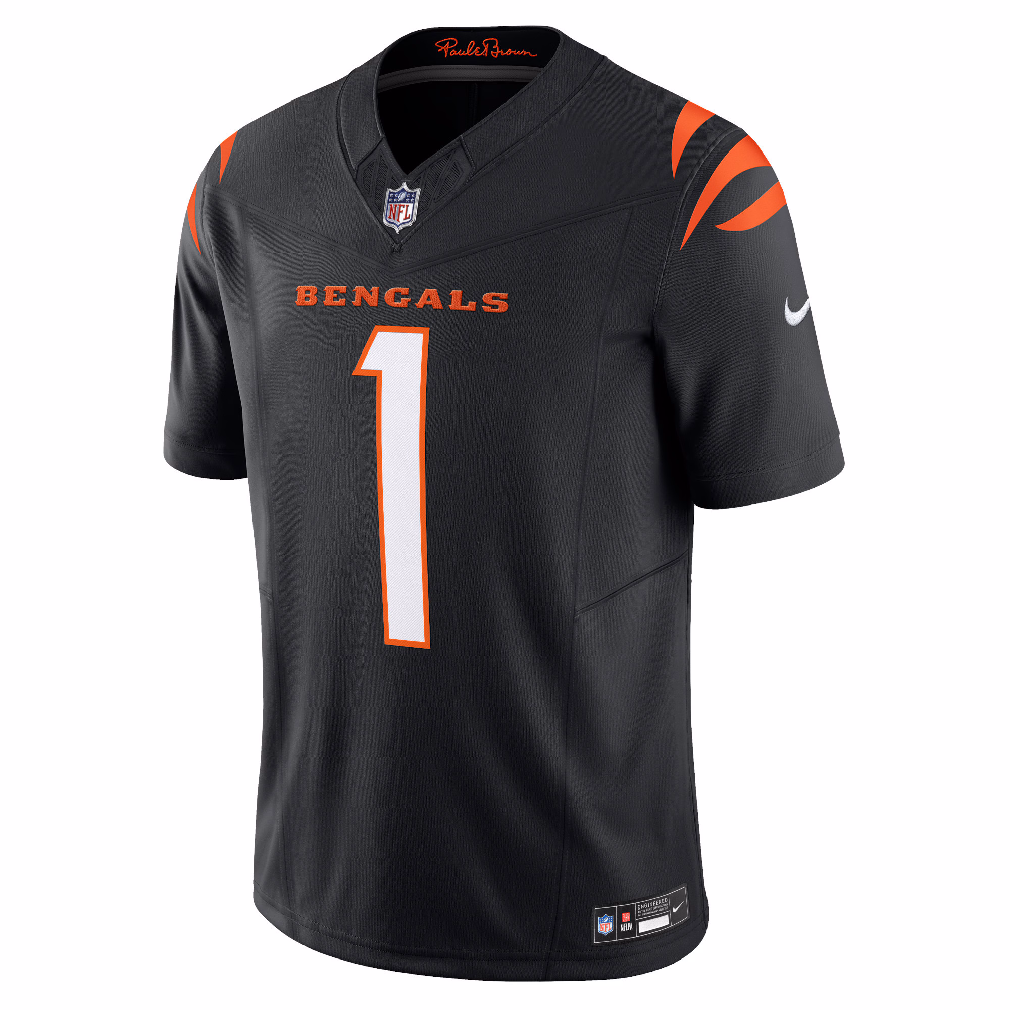 Men's Cincinnati Bengals Ja'Marr Chase  Black Vapor F.U.S.E. Limited Jersey