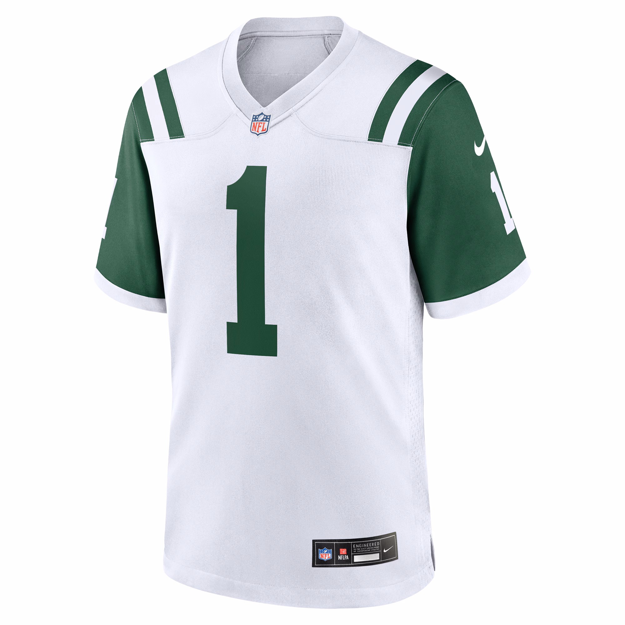 Men's New York Jets Ahmad Sauce Gardner  White Classic Alternate Game Jersey