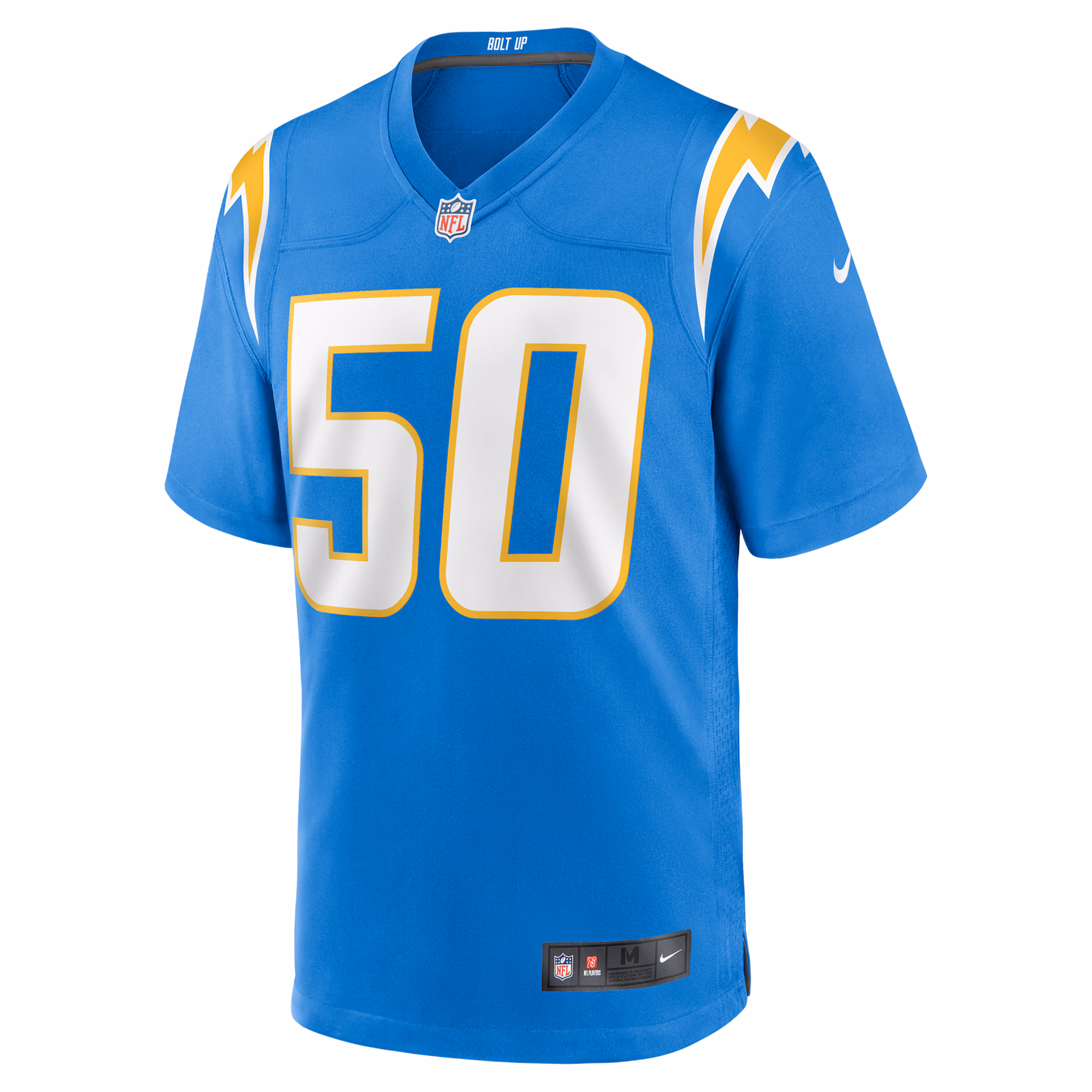 Men's Los Angeles Chargers Caleb Murphy  Powder Blue Team Game Jersey