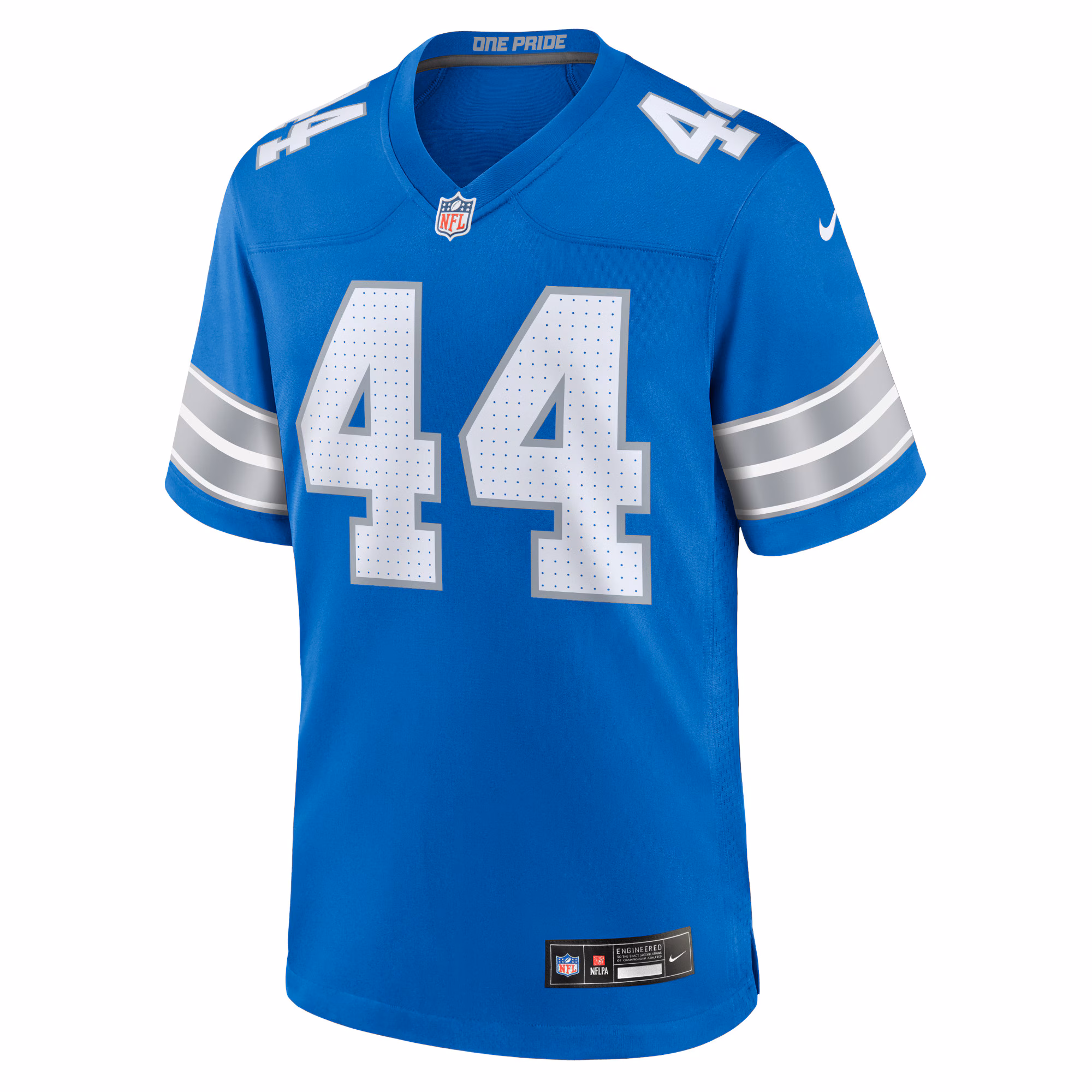 Men's Detroit Lions Malcolm Rodriguez  Blue Game Jersey