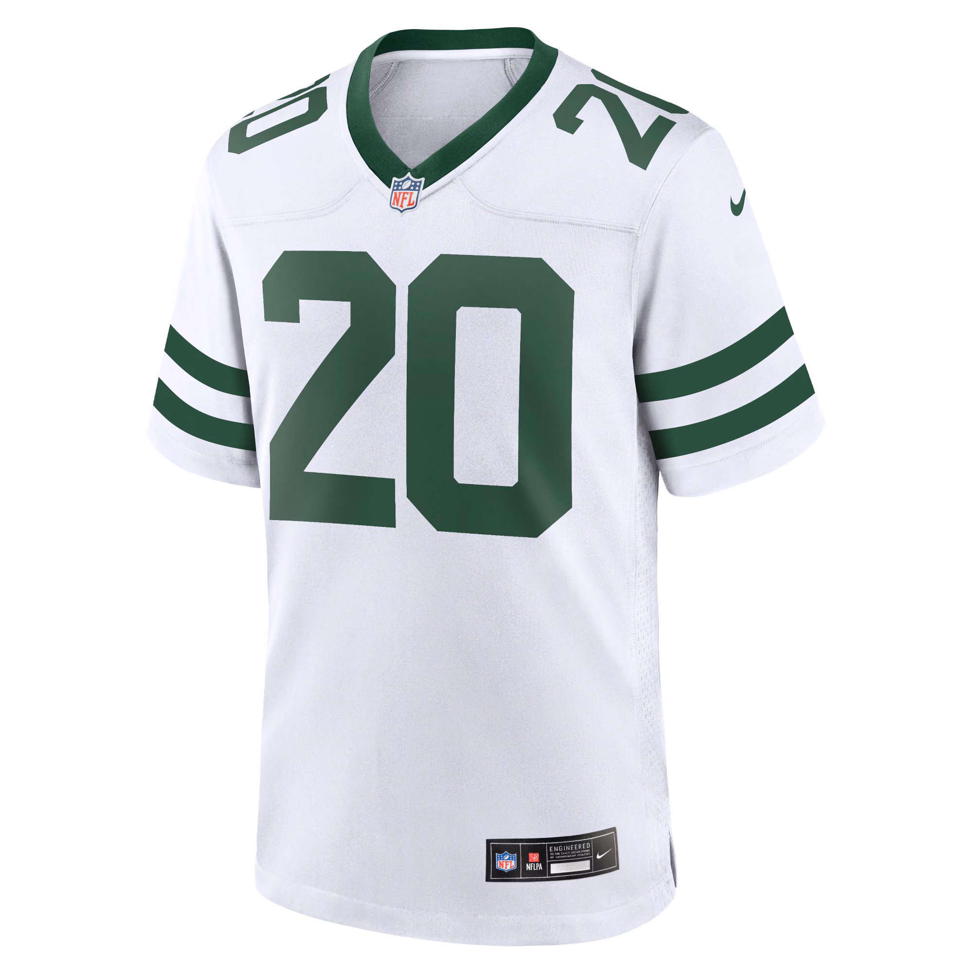Men's New York Jets Breece Hall  Legacy White Game Jersey