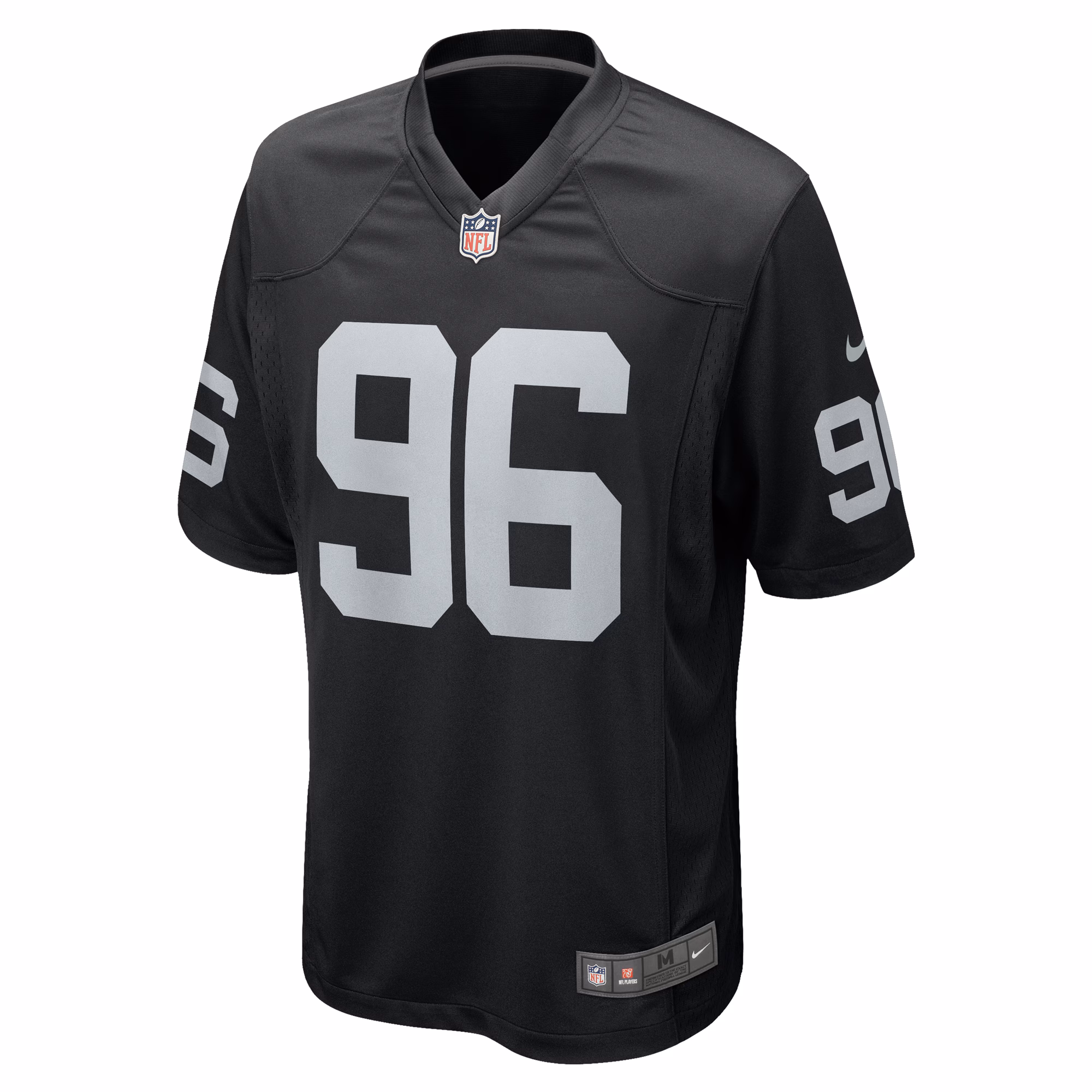 Men's Las Vegas Raiders Isaac Rochell  Black Team Game Jersey