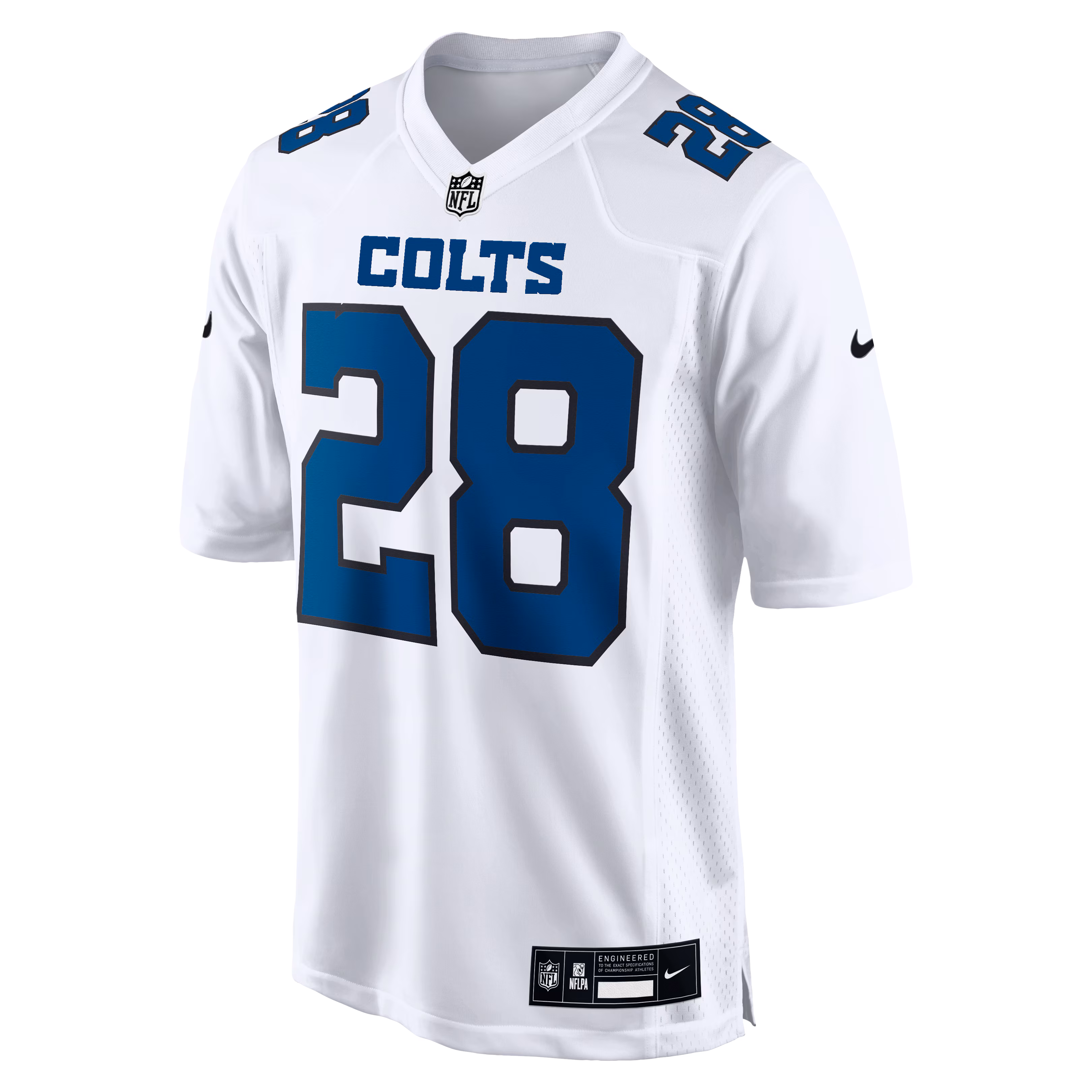 Men's Indianapolis Colts Jonathan Taylor  Tundra White Fashion Game Jersey