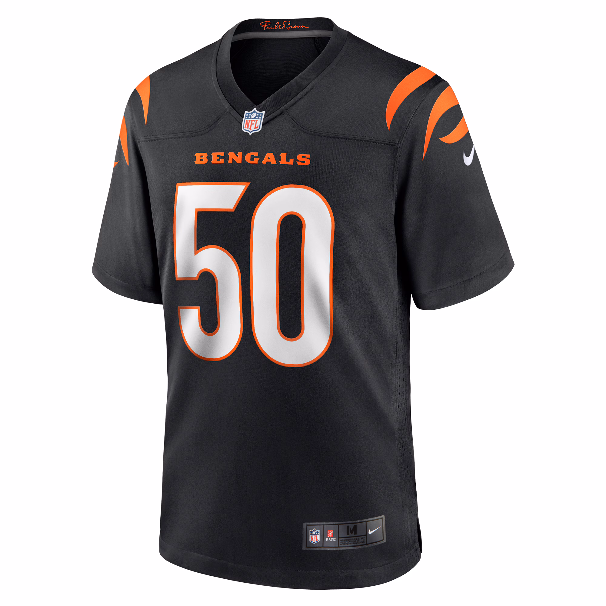 Men's Cincinnati Bengals Shaka Heyward  Black Team Game Jersey