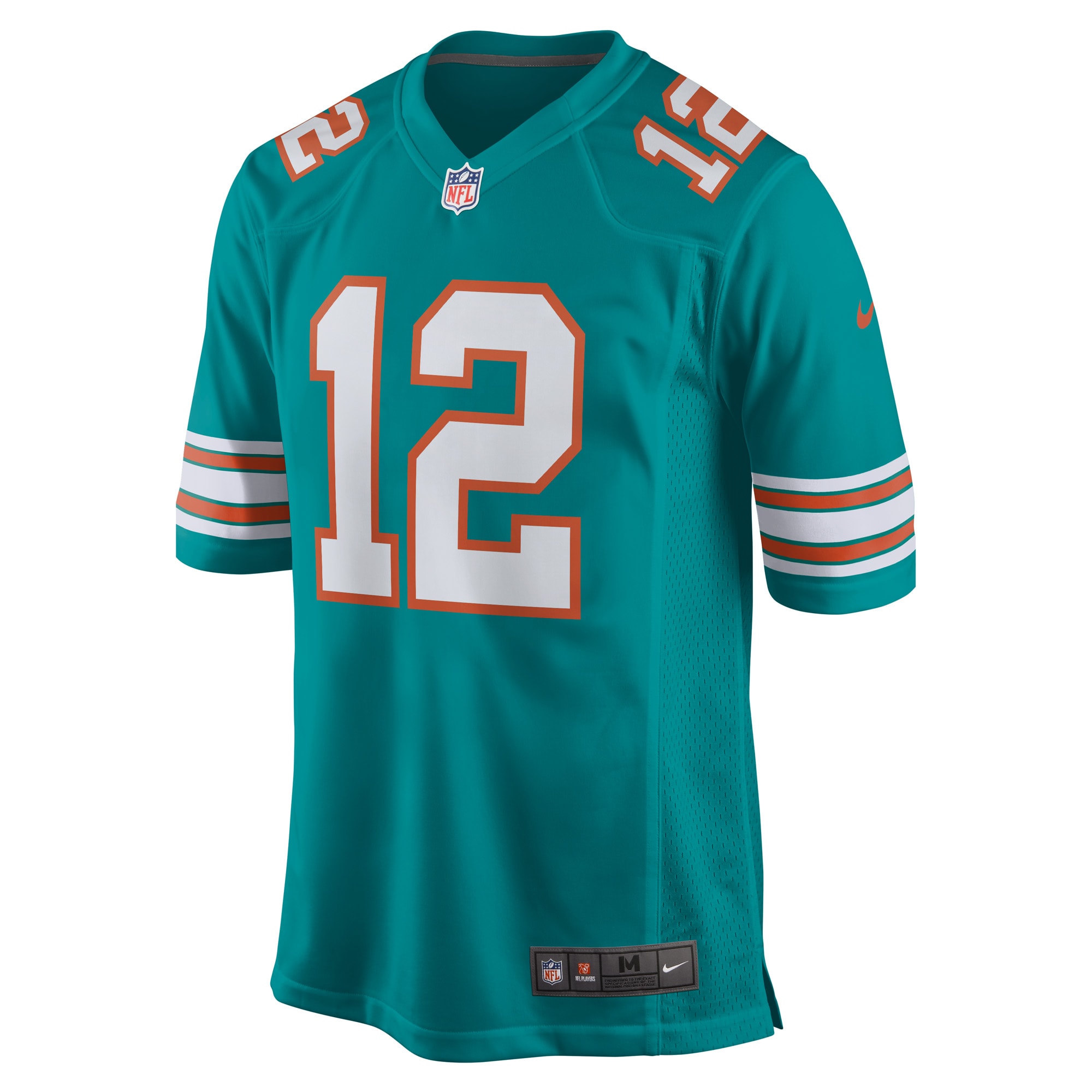 Men's Miami Dolphins Bob Griese  Aqua Retired Player Jersey