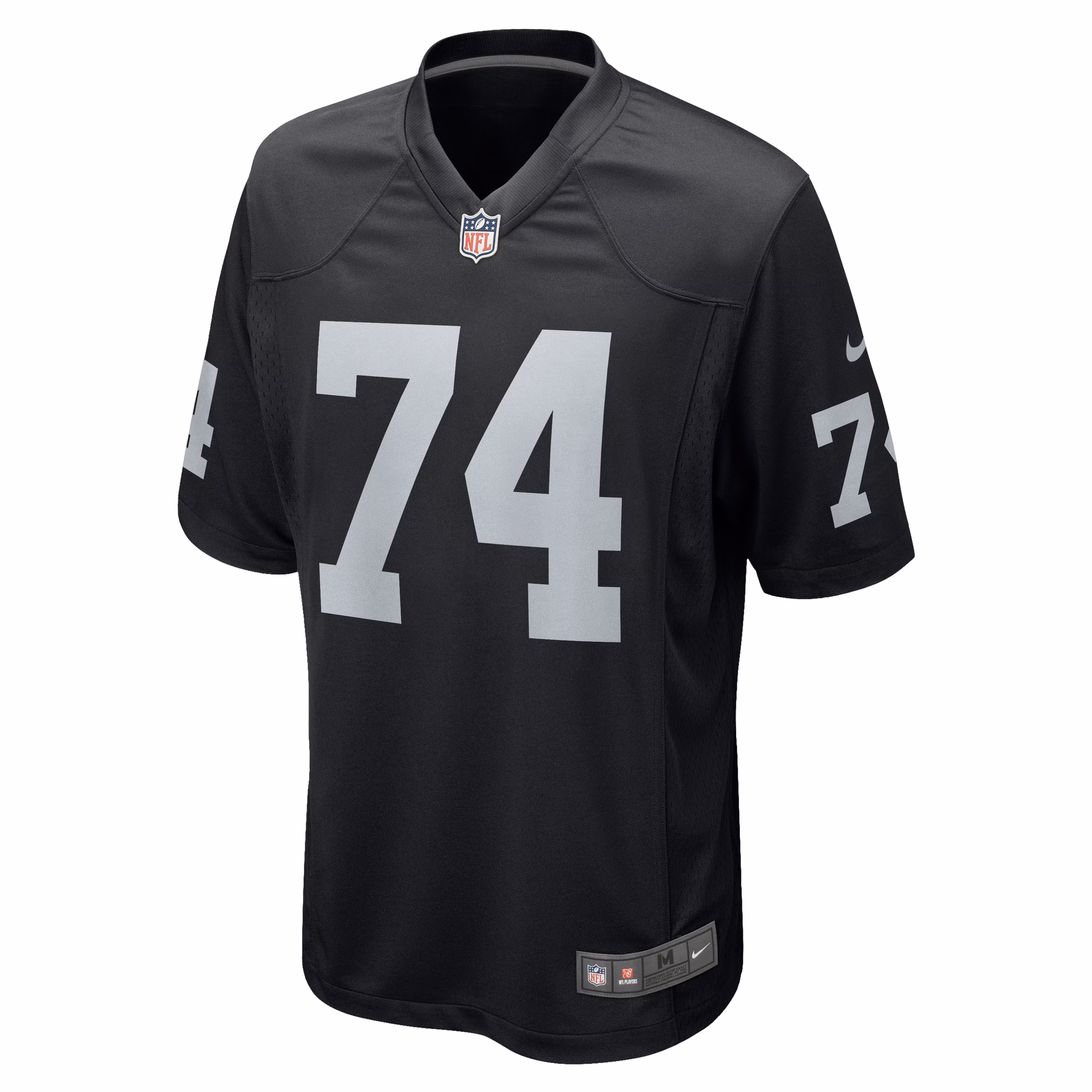 Men's Las Vegas Raiders Kolton Miller  Black Game Jersey